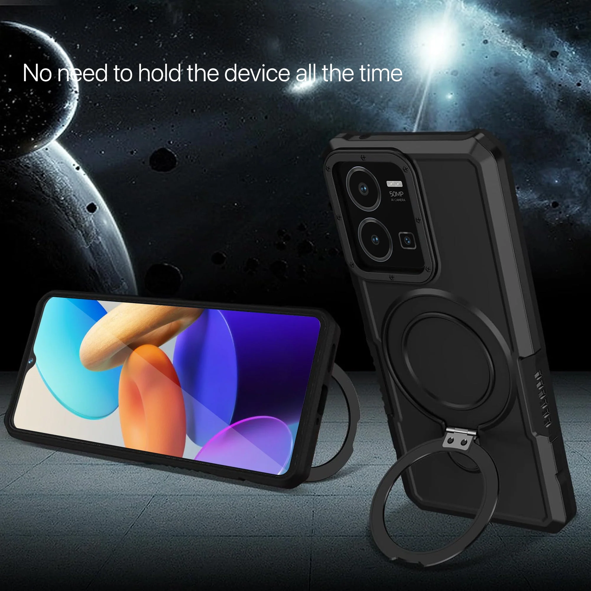 Vaku ® Vivo Y35 4G Astor Military Grade Armor Protective Back cover - Image 5