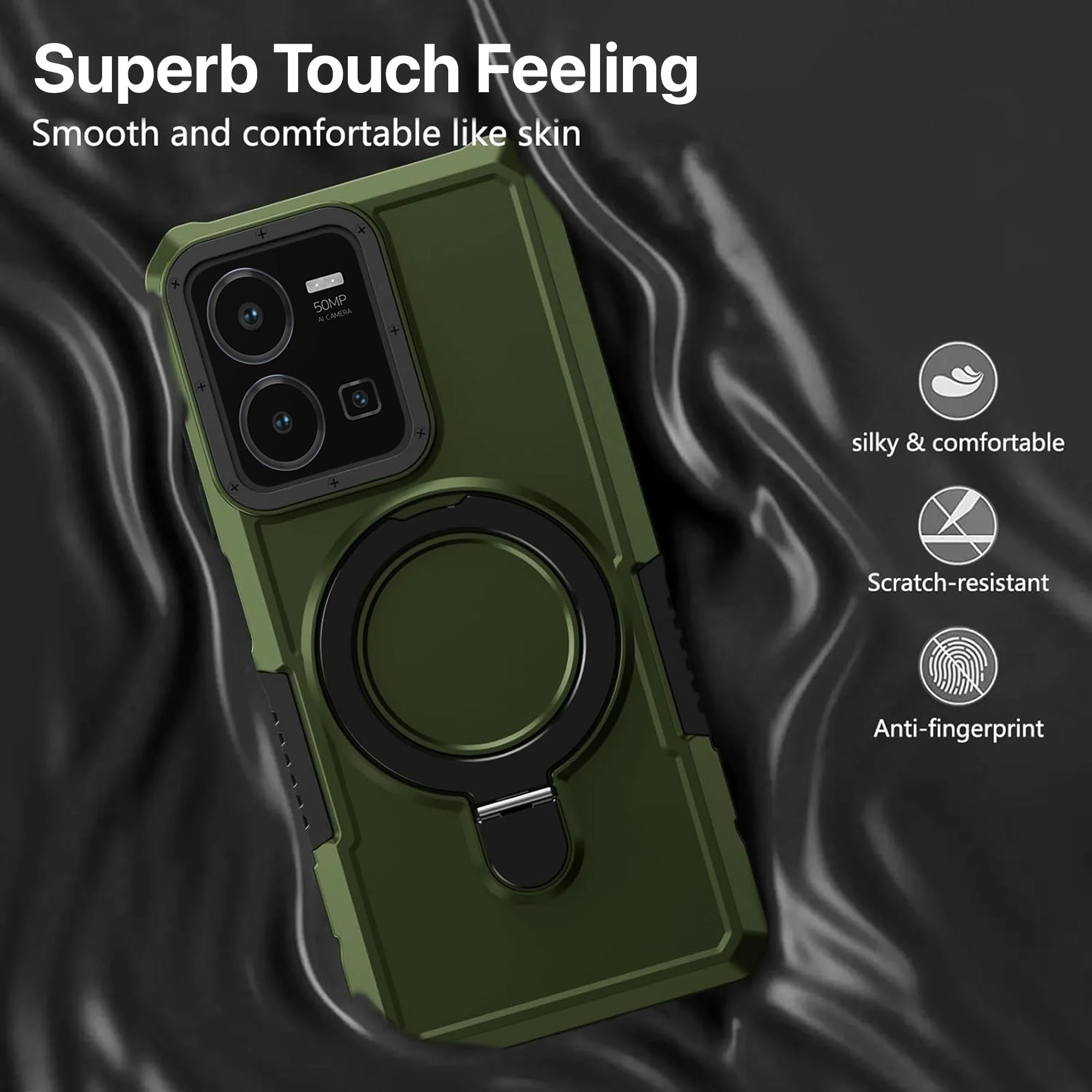 Vaku ® Vivo Y35 4G Astor Military Grade Armor Protective Back cover - Image 7