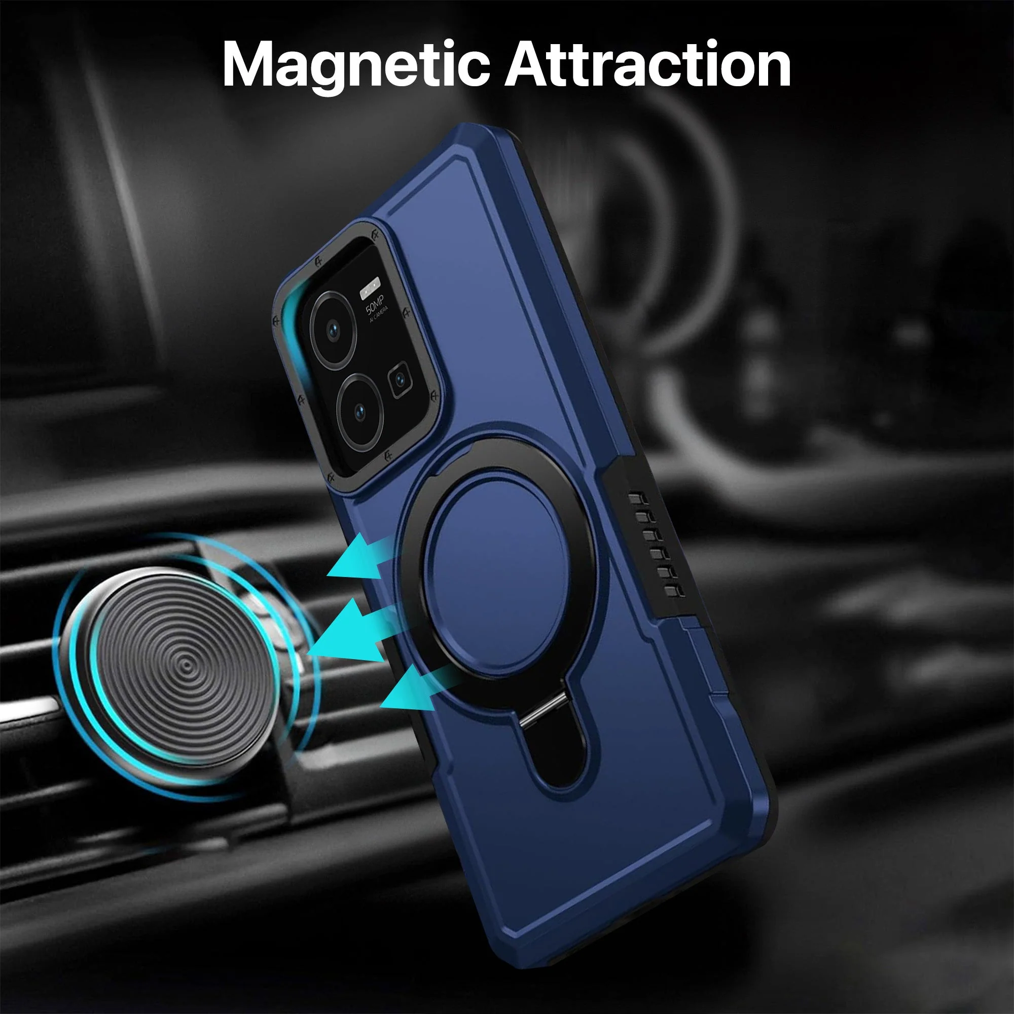 Vaku ® Vivo Y35 4G Astor Military Grade Armor Protective Back cover - Image 9