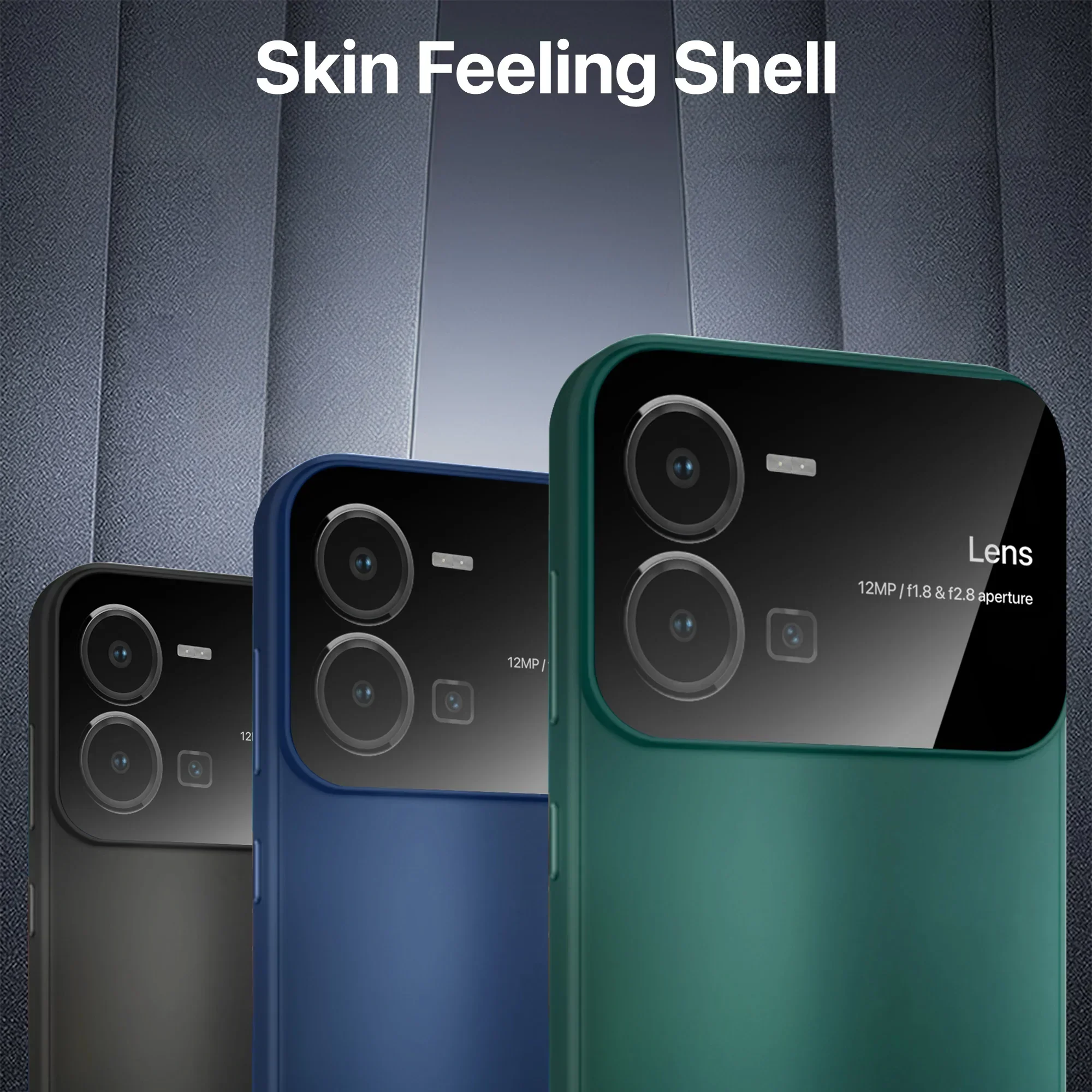 Vaku ® Vivo Y35 4G Glazed Polarized Camera Lens Protector Back Cover - Image 13