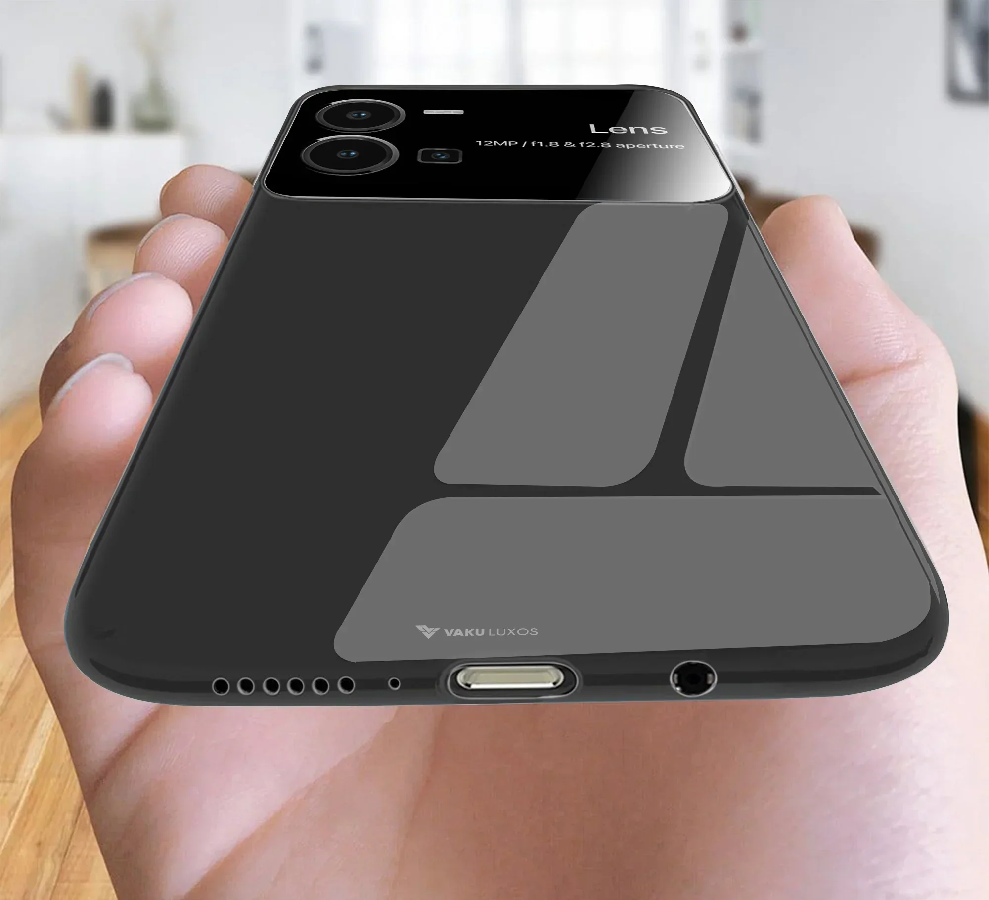 Vaku ® Vivo Y35 4G Glazed Polarized Camera Lens Protector Back Cover - Image 6