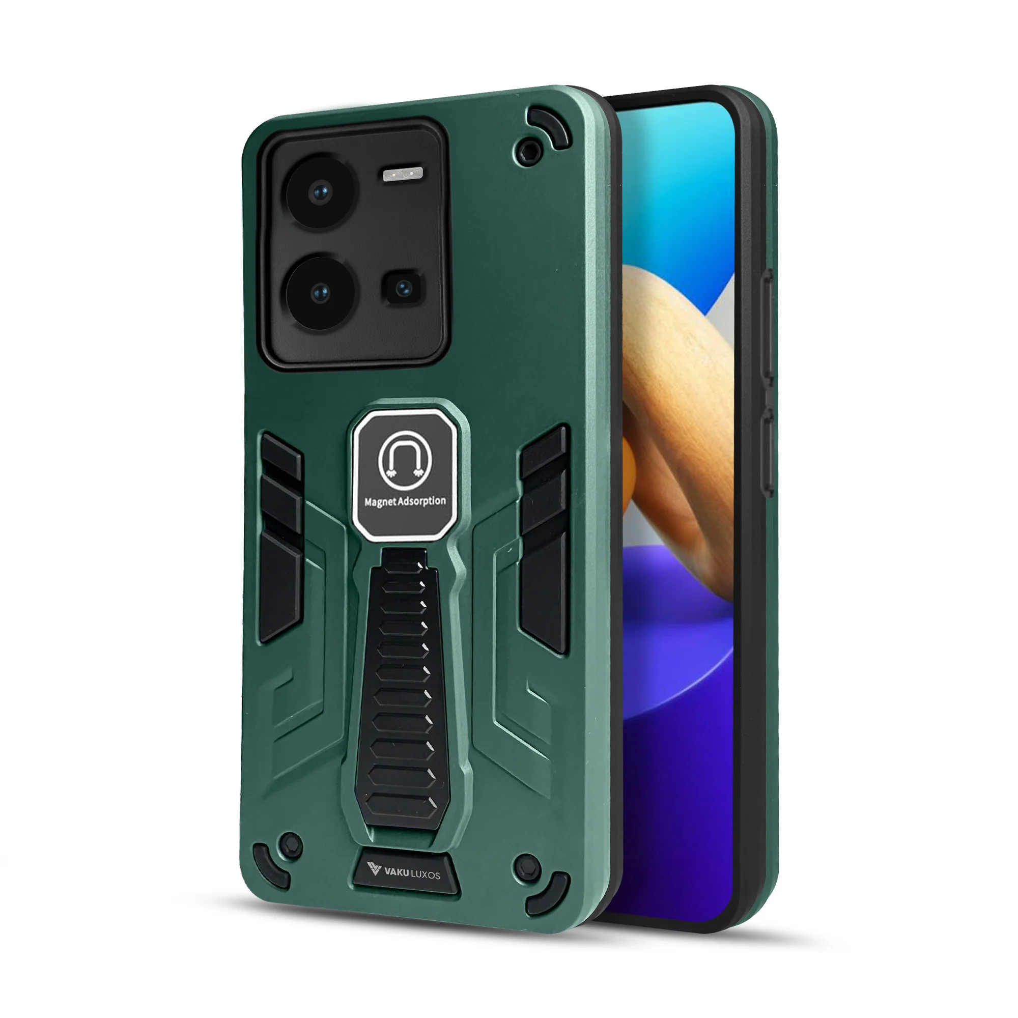 Vaku ® Vivo Y35 4G Valor Military Grade Shockproof Back Cover - Image 14