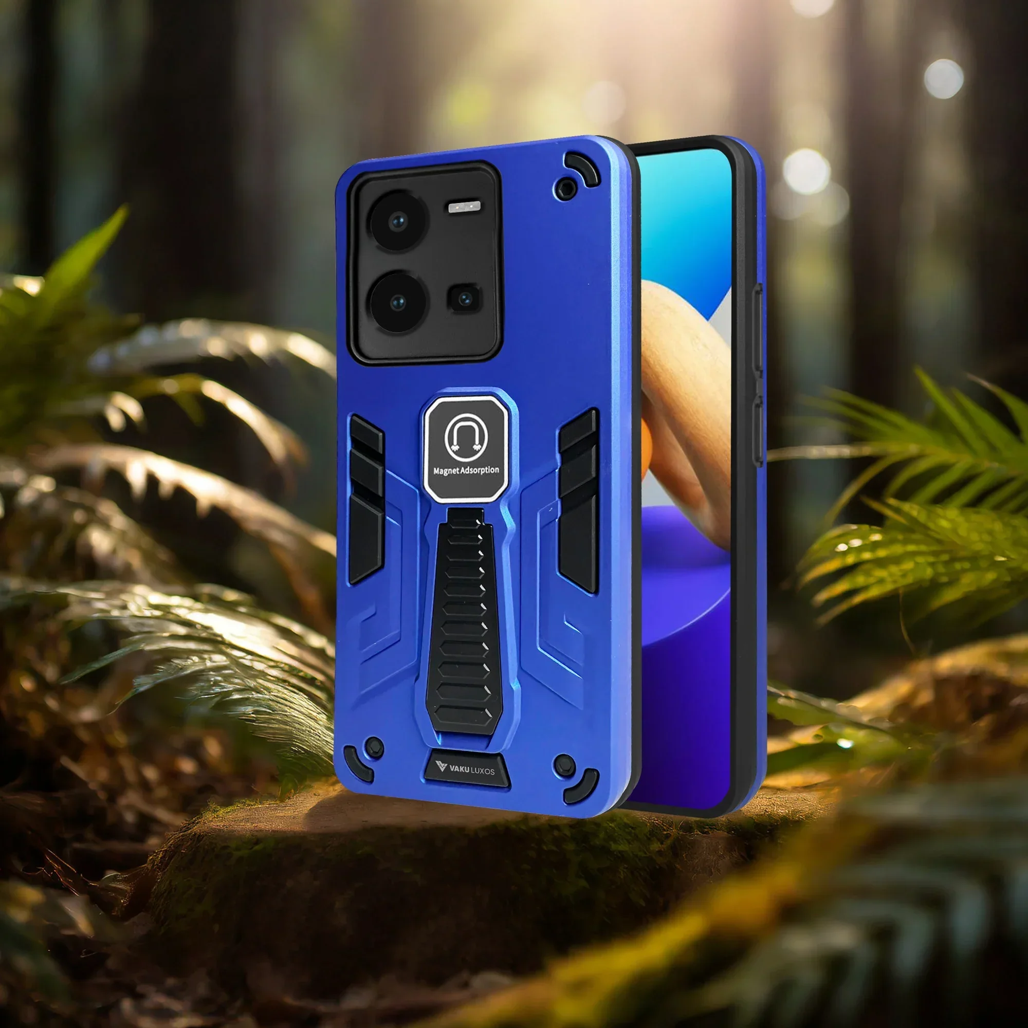 Vaku ® Vivo Y35 4G Valor Military Grade Shockproof Back Cover - Image 6