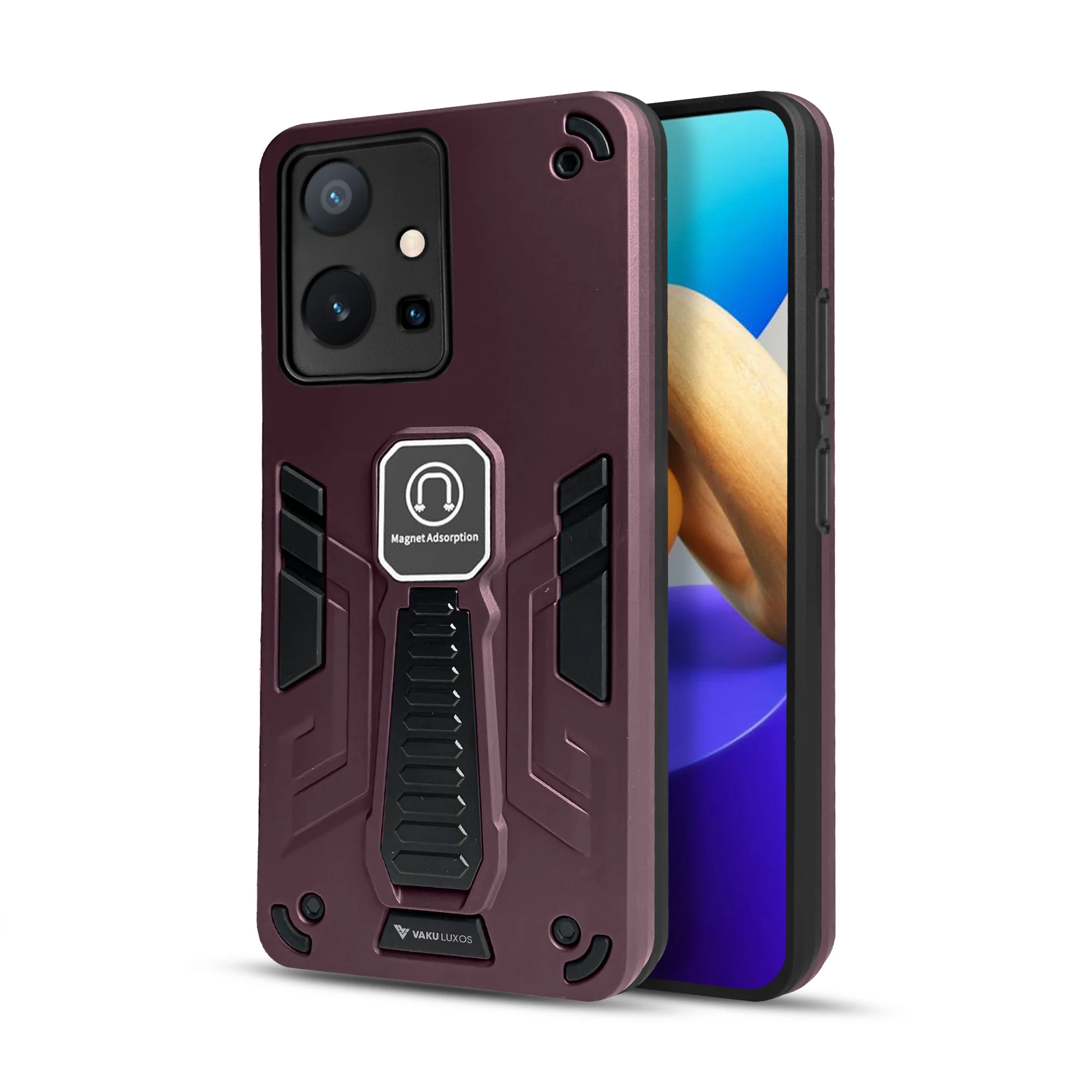 Vaku ® Vivo Y55s 5G Valor Military Grade Shockproof Back Cover - Image 10