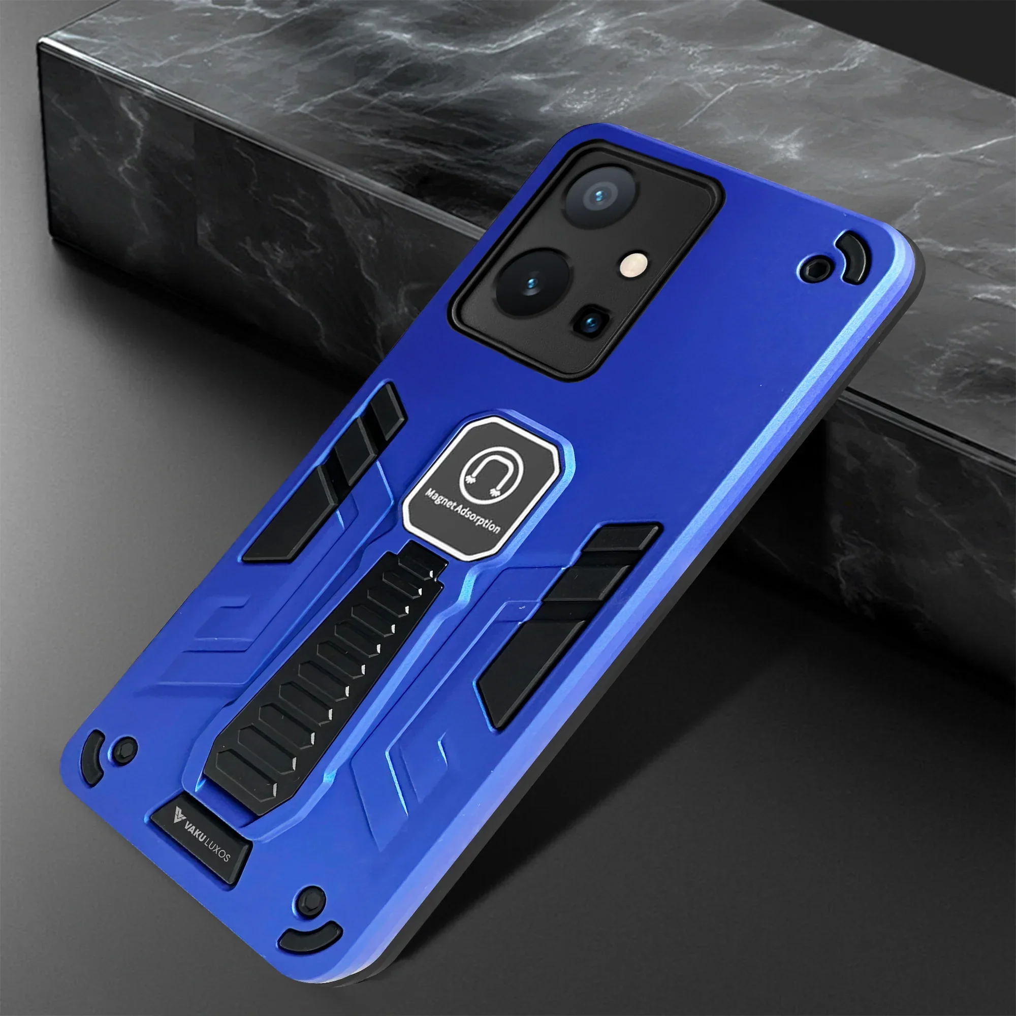 Vaku ® Vivo Y55s 5G Valor Military Grade Shockproof Back Cover - Image 2