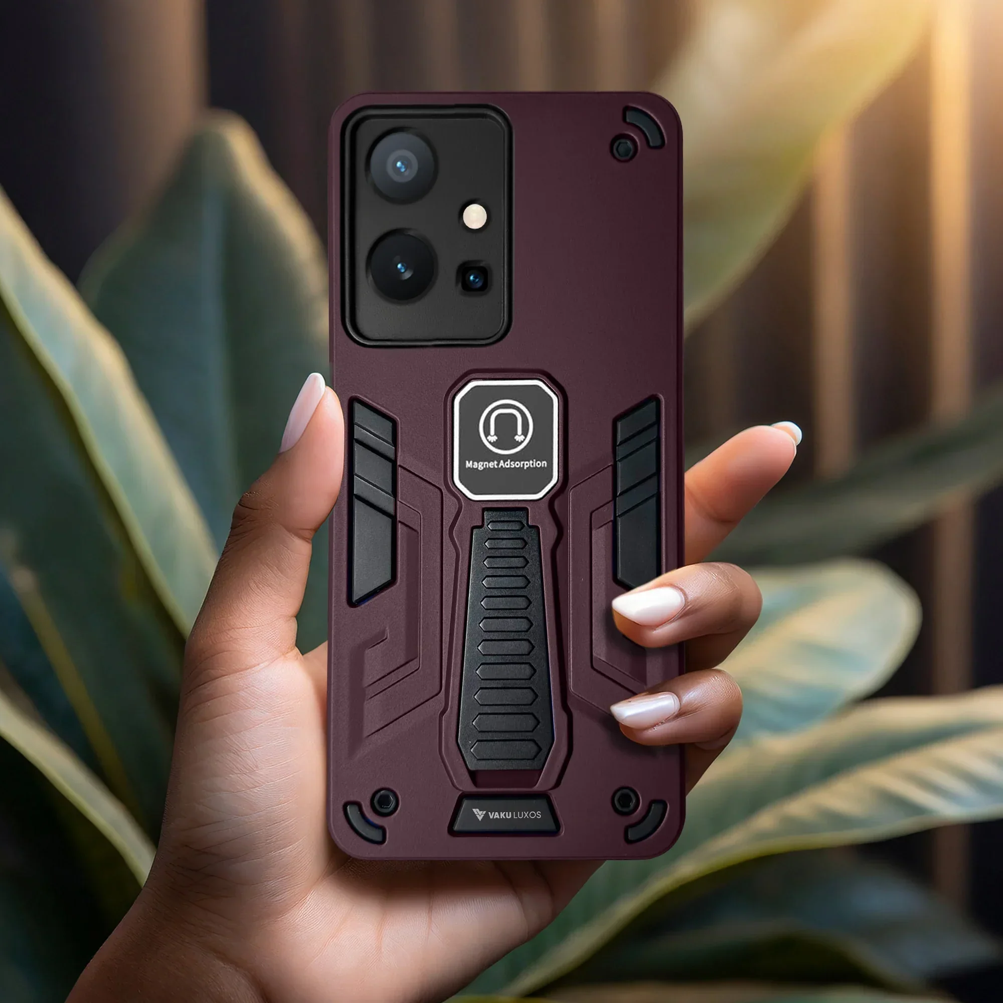 Vaku ® Vivo Y55s 5G Valor Military Grade Shockproof Back Cover - Image 4