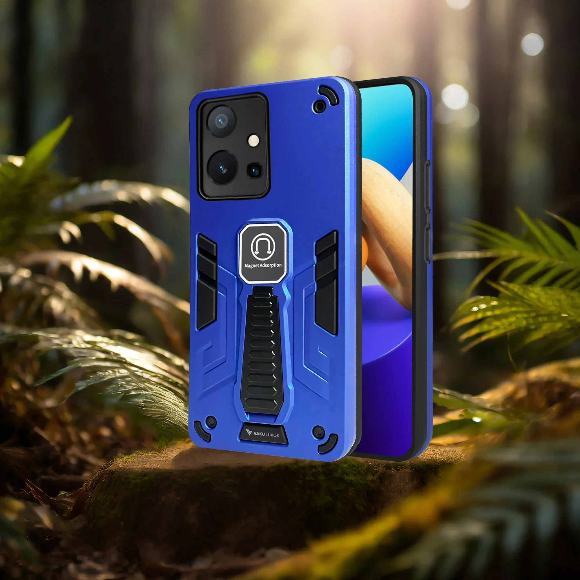 Vaku ® Vivo Y55s 5G Valor Military Grade Shockproof Back Cover - Image 7