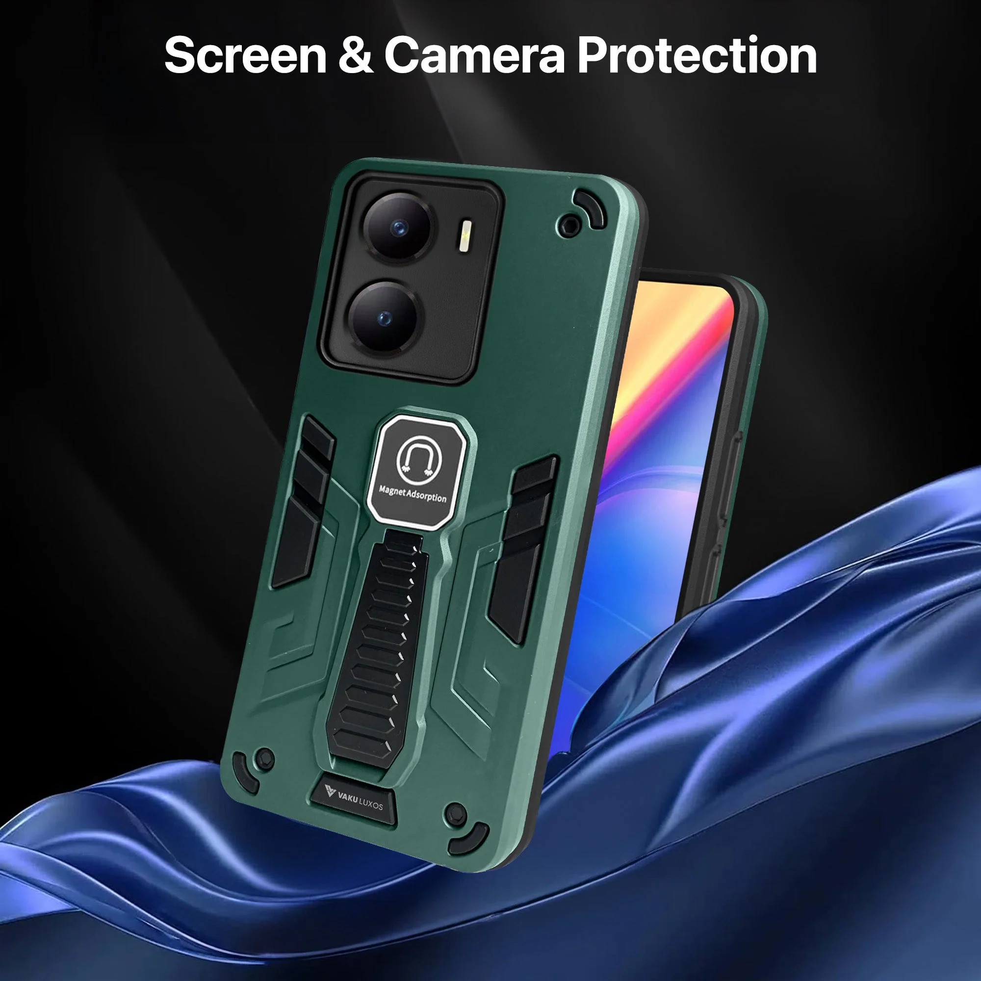Vaku ® Vivo Y56 5G Valor Military Grade Shockproof Back Cover - Image 9