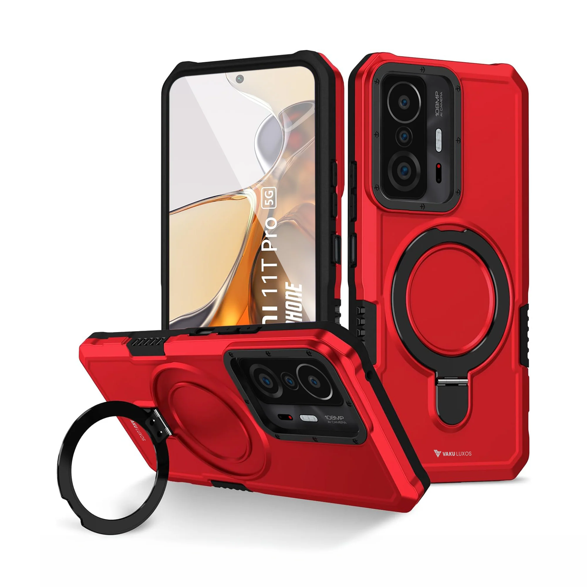 Vaku ® Xiaomi 11T Pro 5G Astor Military Grade Armor Protective Back cover - Image 11