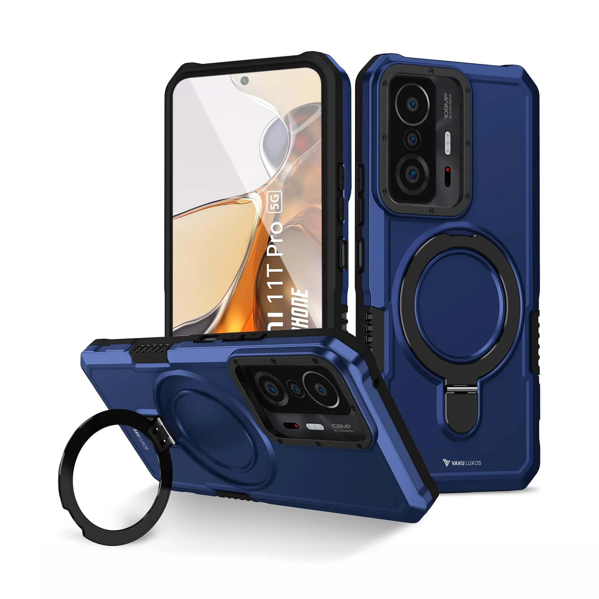 Vaku ® Xiaomi 11T Pro 5G Astor Military Grade Armor Protective Back cover - Image 12