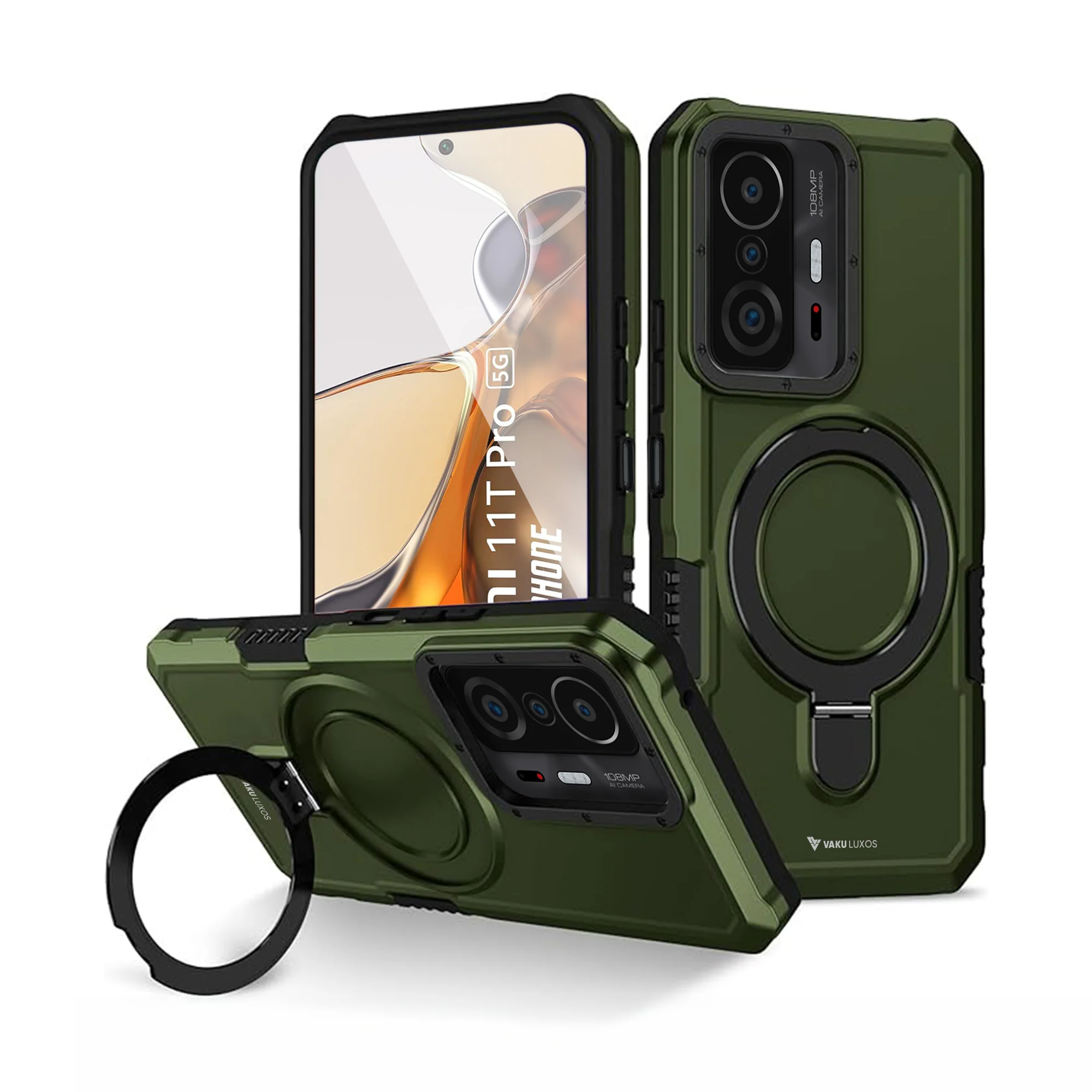 Vaku ® Xiaomi 11T Pro 5G Astor Military Grade Armor Protective Back cover - Image 13