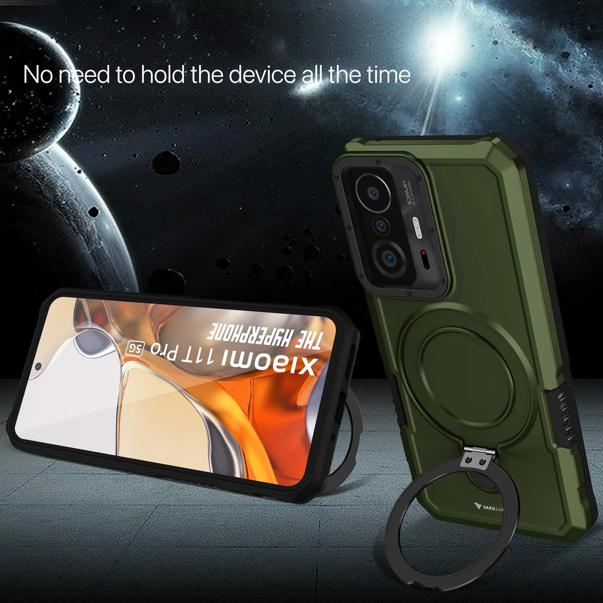 Vaku ® Xiaomi 11T Pro 5G Astor Military Grade Armor Protective Back cover - Image 14