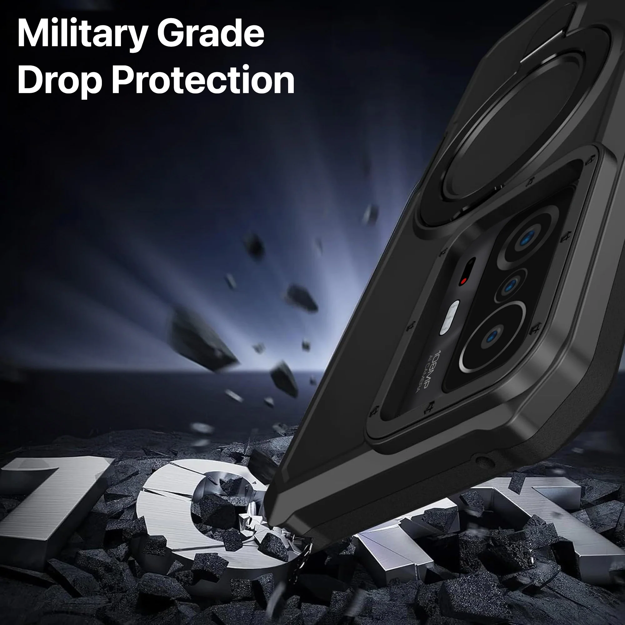 Vaku ® Xiaomi 11T Pro 5G Astor Military Grade Armor Protective Back cover - Image 2