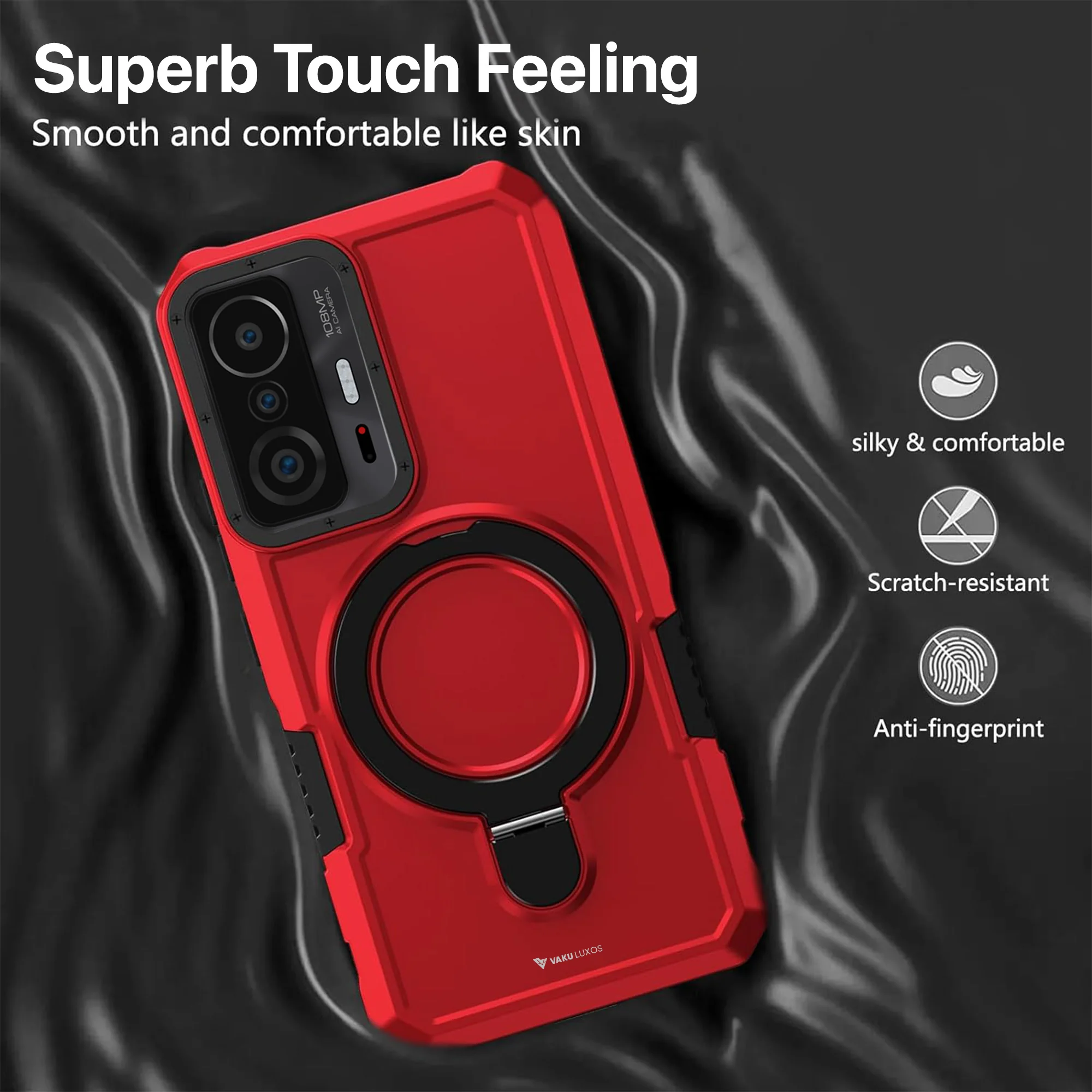 Vaku ® Xiaomi 11T Pro 5G Astor Military Grade Armor Protective Back cover - Image 4