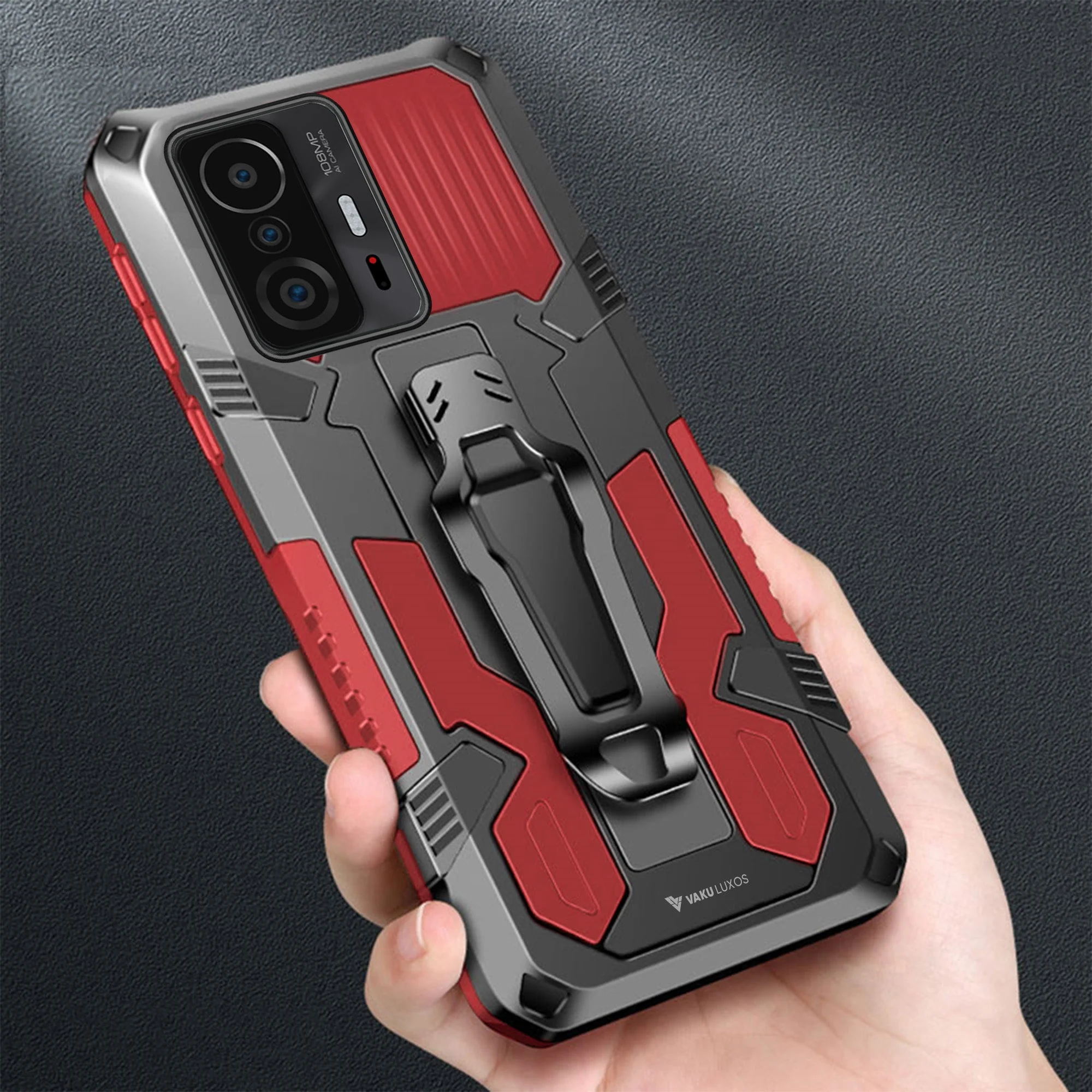 Vaku ® Xiaomi 11T Pro 5G Vanguard Military Grade Back Cover - Image 4