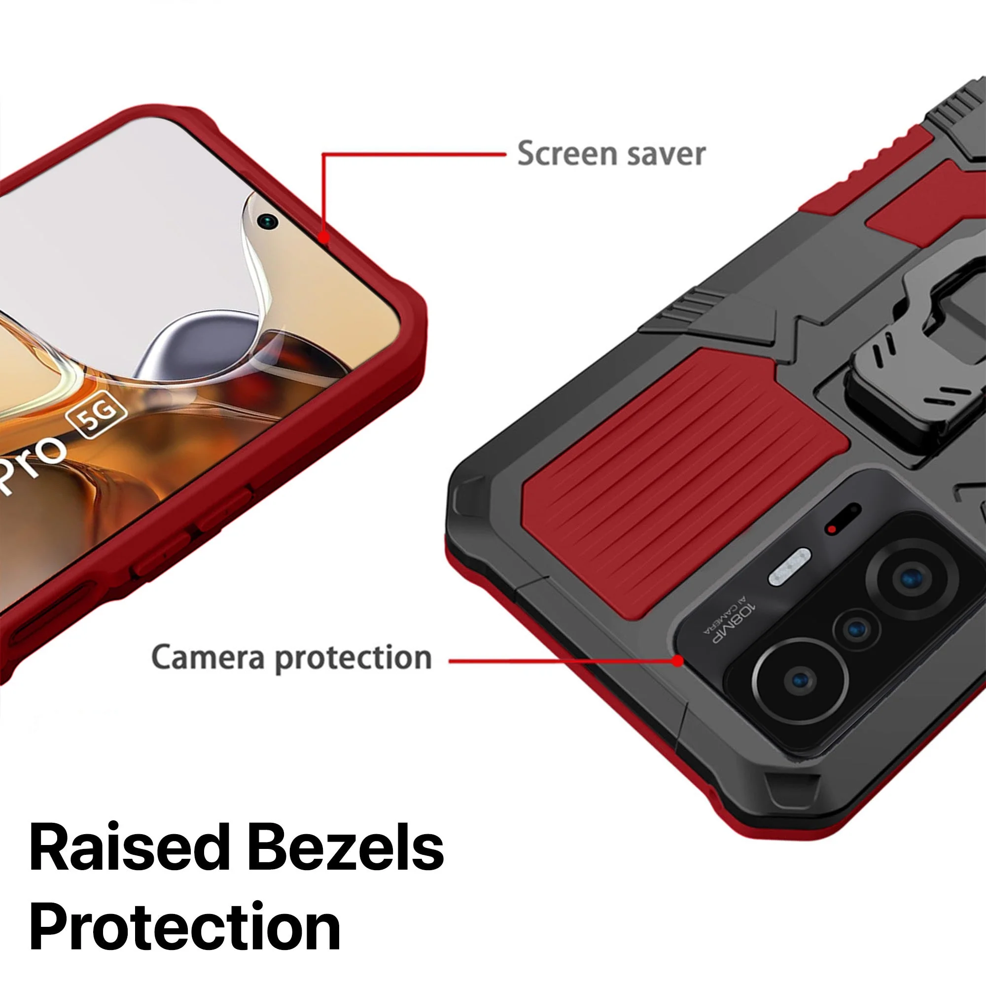 Vaku ® Xiaomi 11T Pro 5G Vanguard Military Grade Back Cover - Image 7