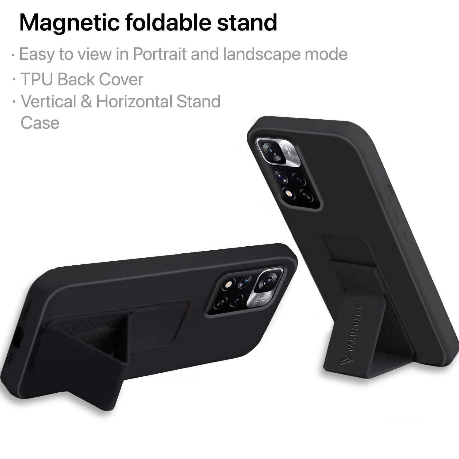 Vaku ® Xiaomi Redmi Note 11 Pro Harbor Grip Multi-Functional TPU Back Cover - Image 9