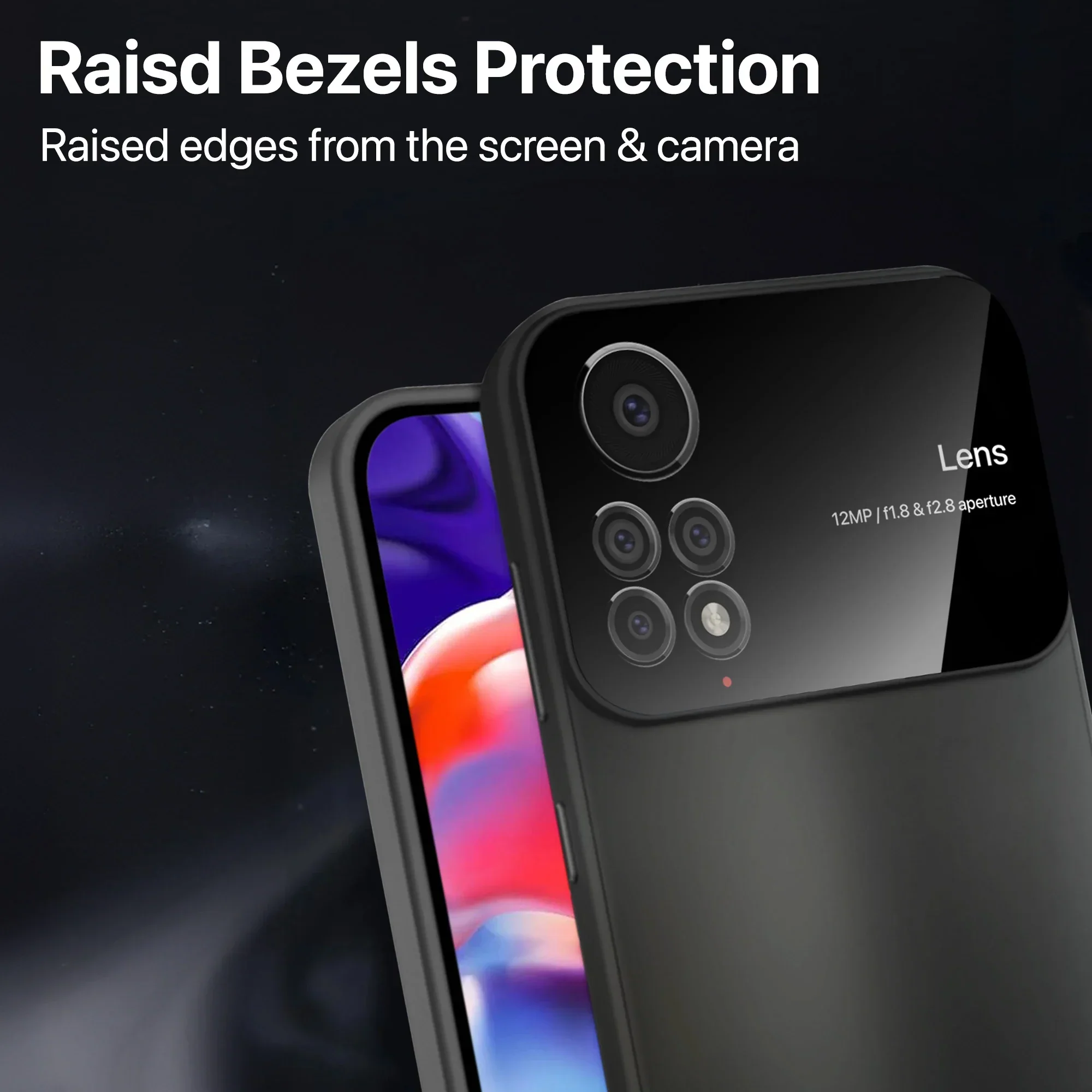 Vaku ® Xiaomi Redmi Note 11 Pro Plus Glazed Polarized Camera Lens Protector Back Cover - Image 13