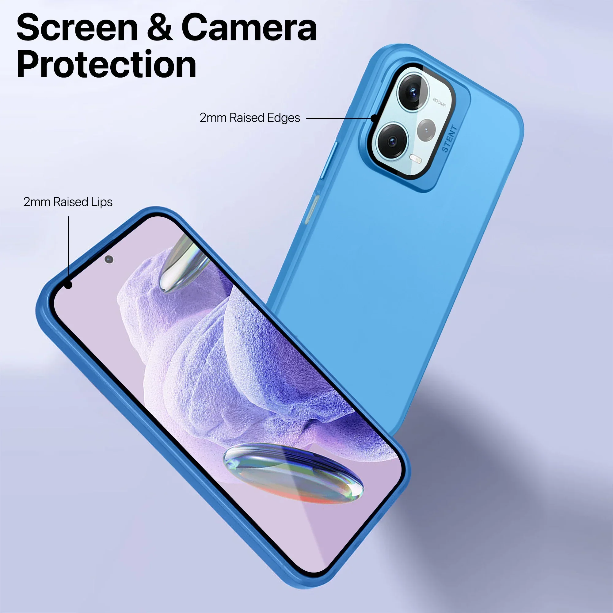 Vaku ® Xiaomi Redmi Note 12 5G Rime Frosted Translucent Back Cover - Image 11