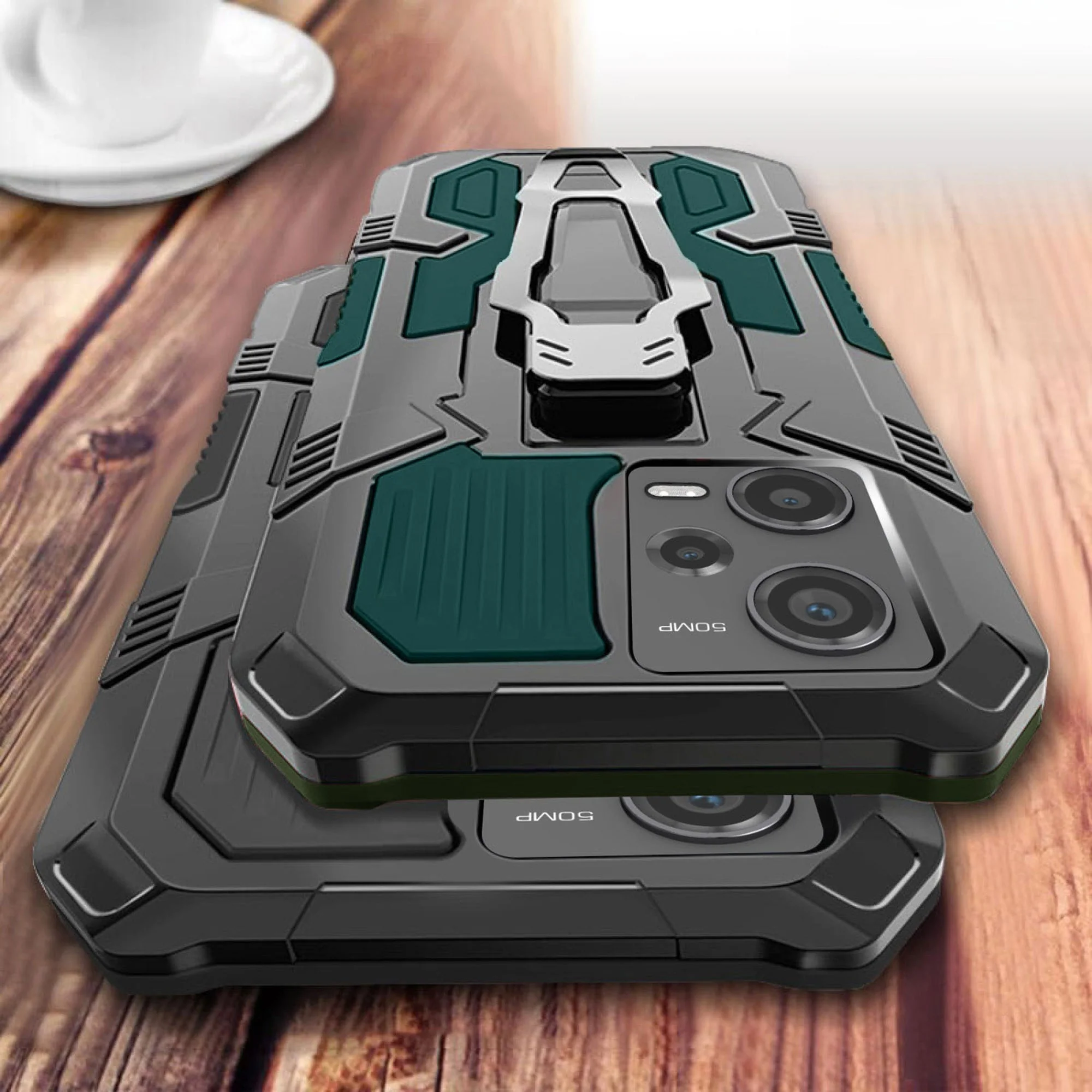 Vaku ® Xiaomi Redmi Note 12 Pro 5G Vanguard Military Grade Back Cover - Image 11