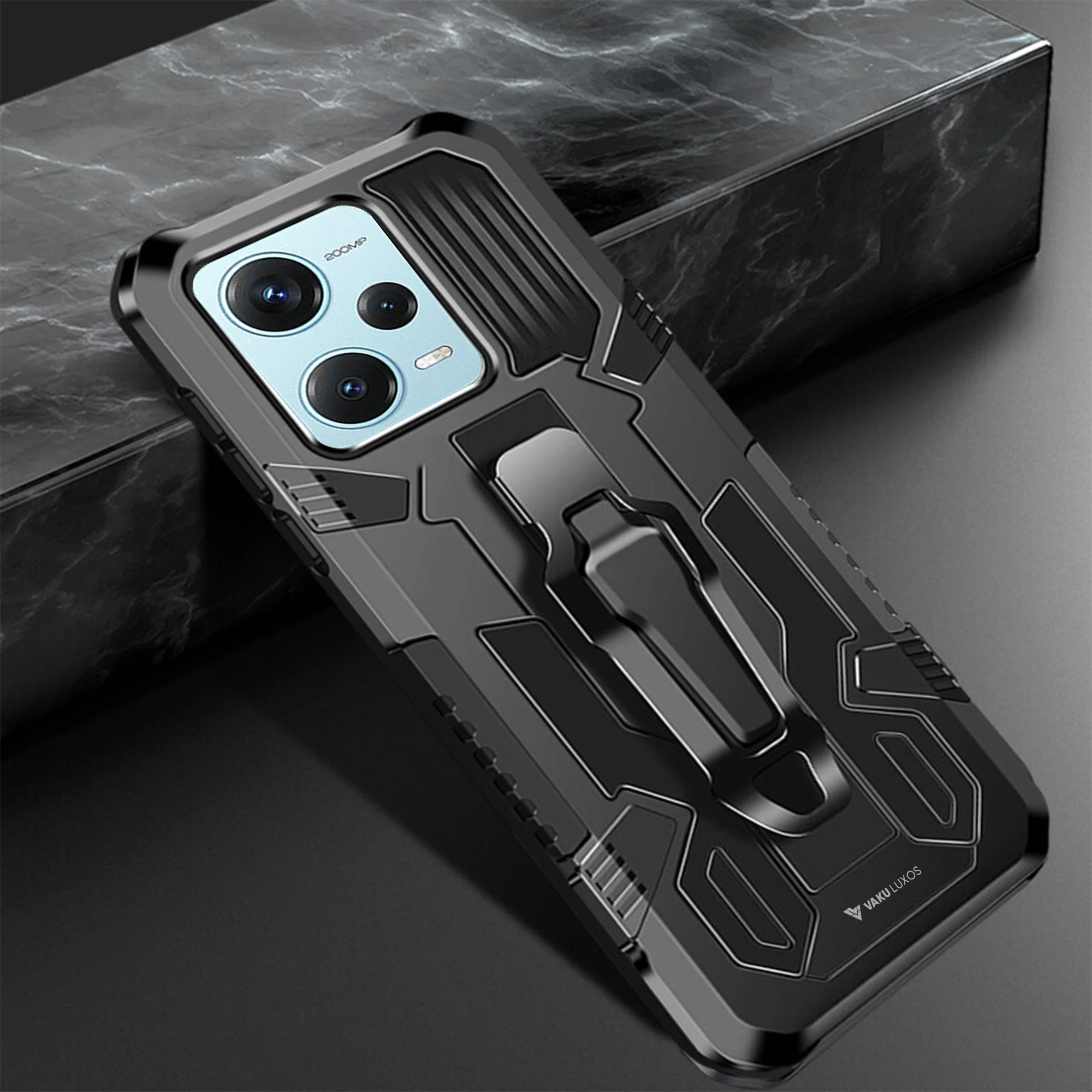 Vaku ® Xiaomi Redmi Note 12 Pro 5G Vanguard Military Grade Back Cover - Image 13
