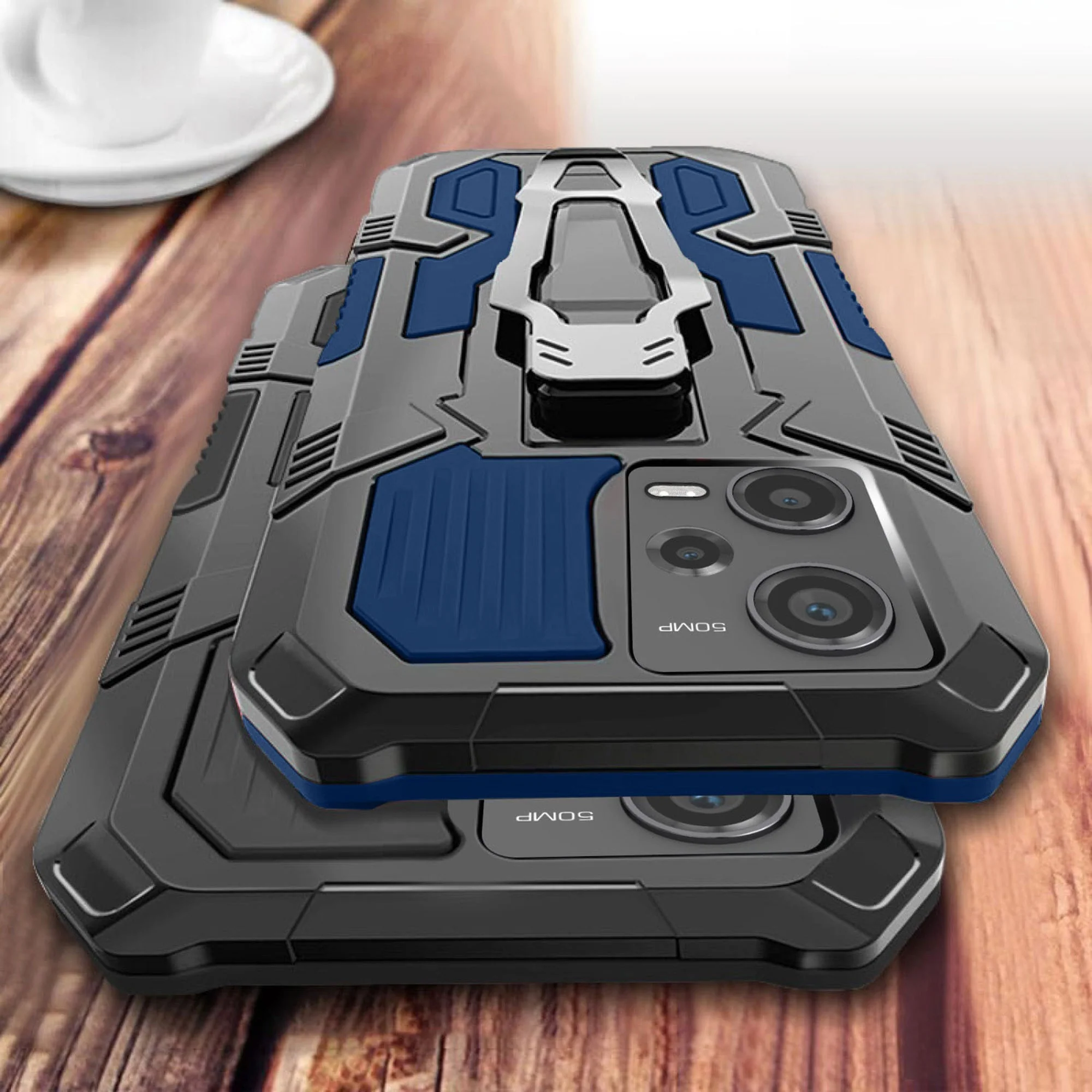 Vaku ® Xiaomi Redmi Note 12 Pro 5G Vanguard Military Grade Back Cover - Image 16
