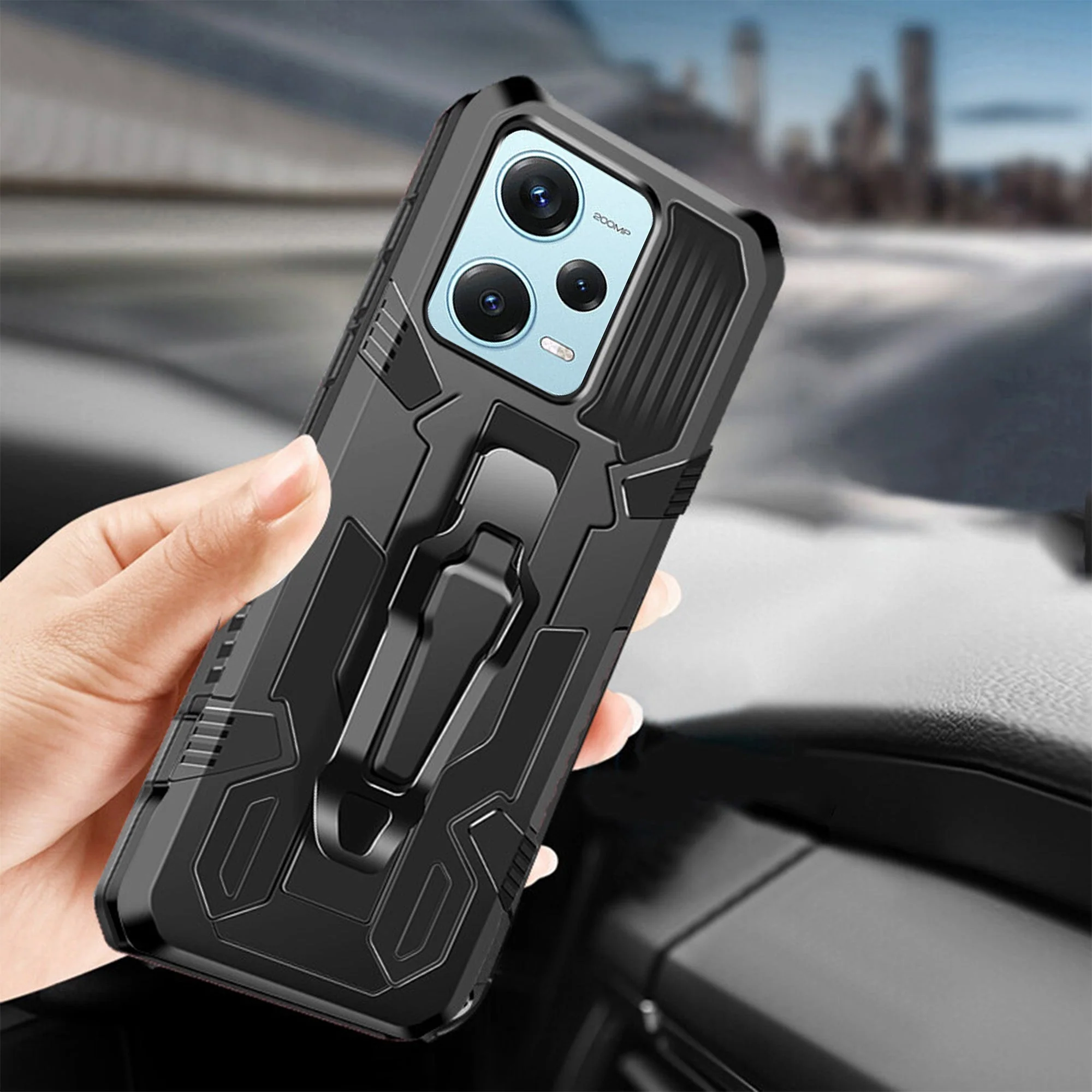 Vaku ® Xiaomi Redmi Note 12 Pro 5G Vanguard Military Grade Back Cover - Image 17