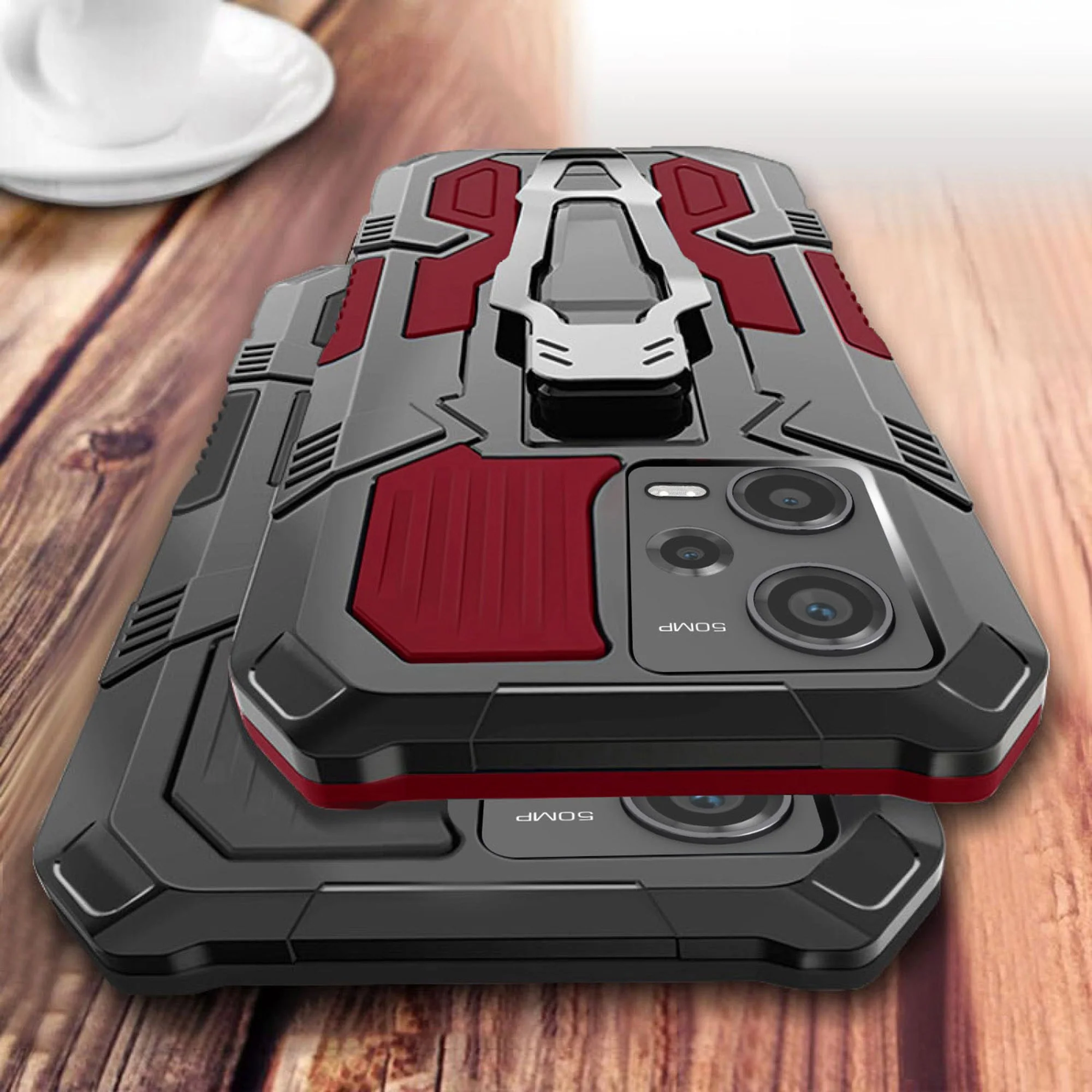 Vaku ® Xiaomi Redmi Note 12 Pro 5G Vanguard Military Grade Back Cover - Image 6