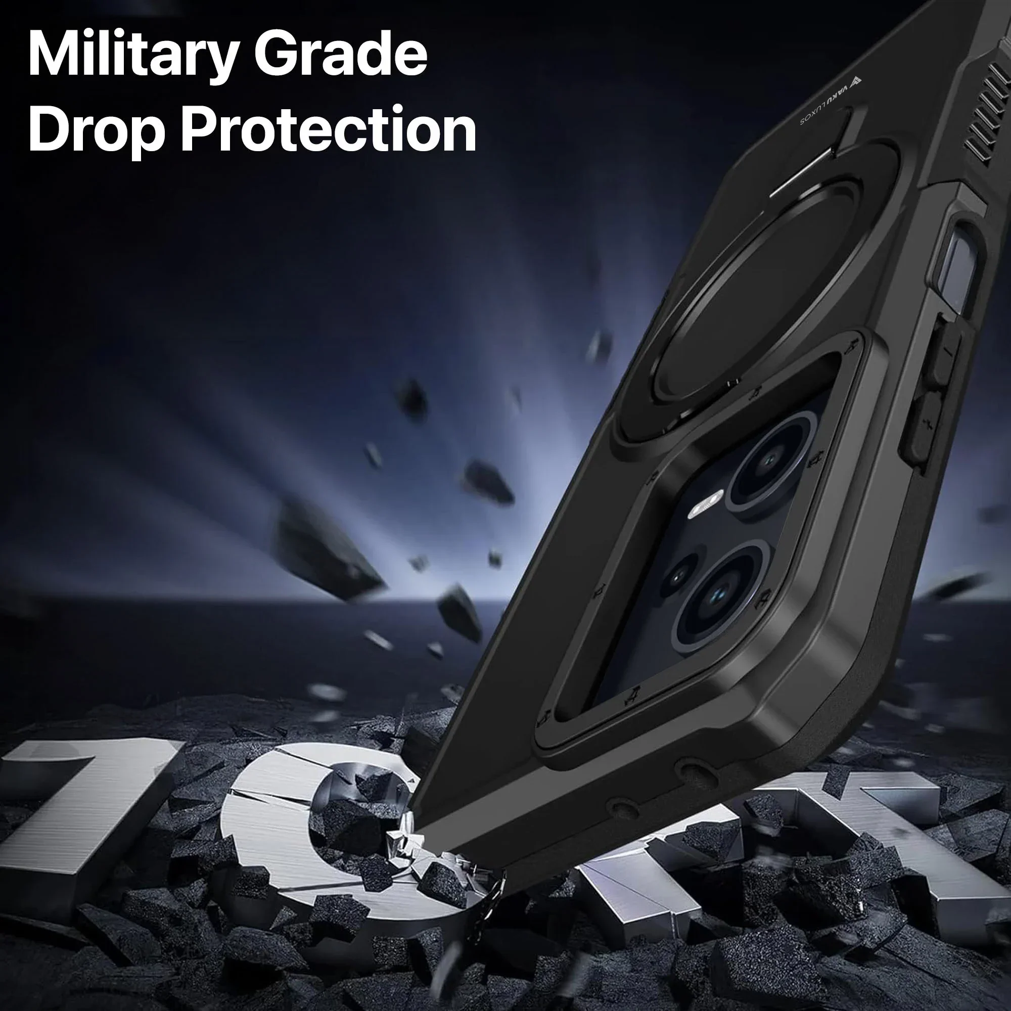Vaku ® Xiaomi Redmi Note 12 Pro Astor Military Grade Armor Protective Back cover - Image 10