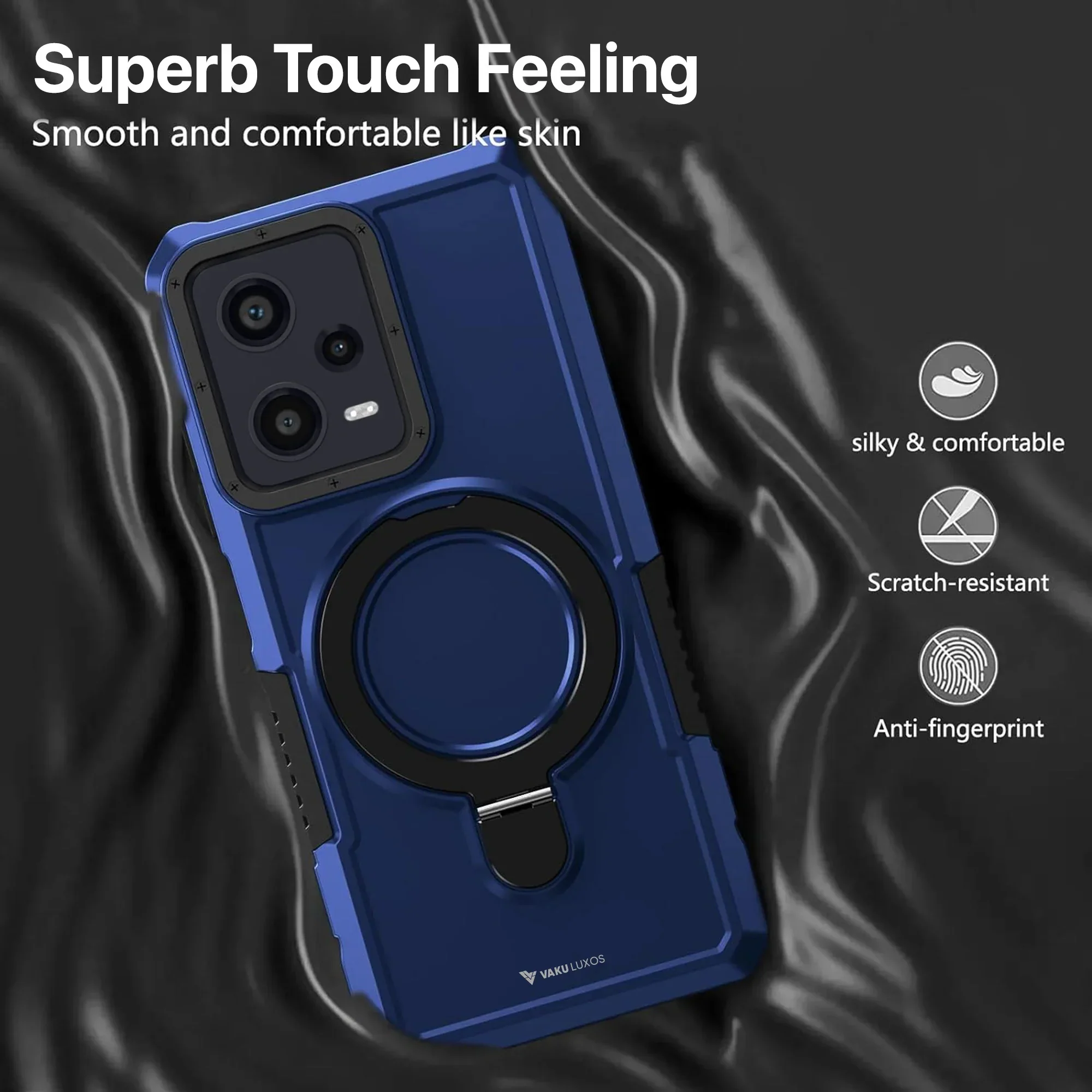 Vaku ® Xiaomi Redmi Note 12 Pro Plus 5G Astor Military Grade Armor Protective Back cover - Image 7