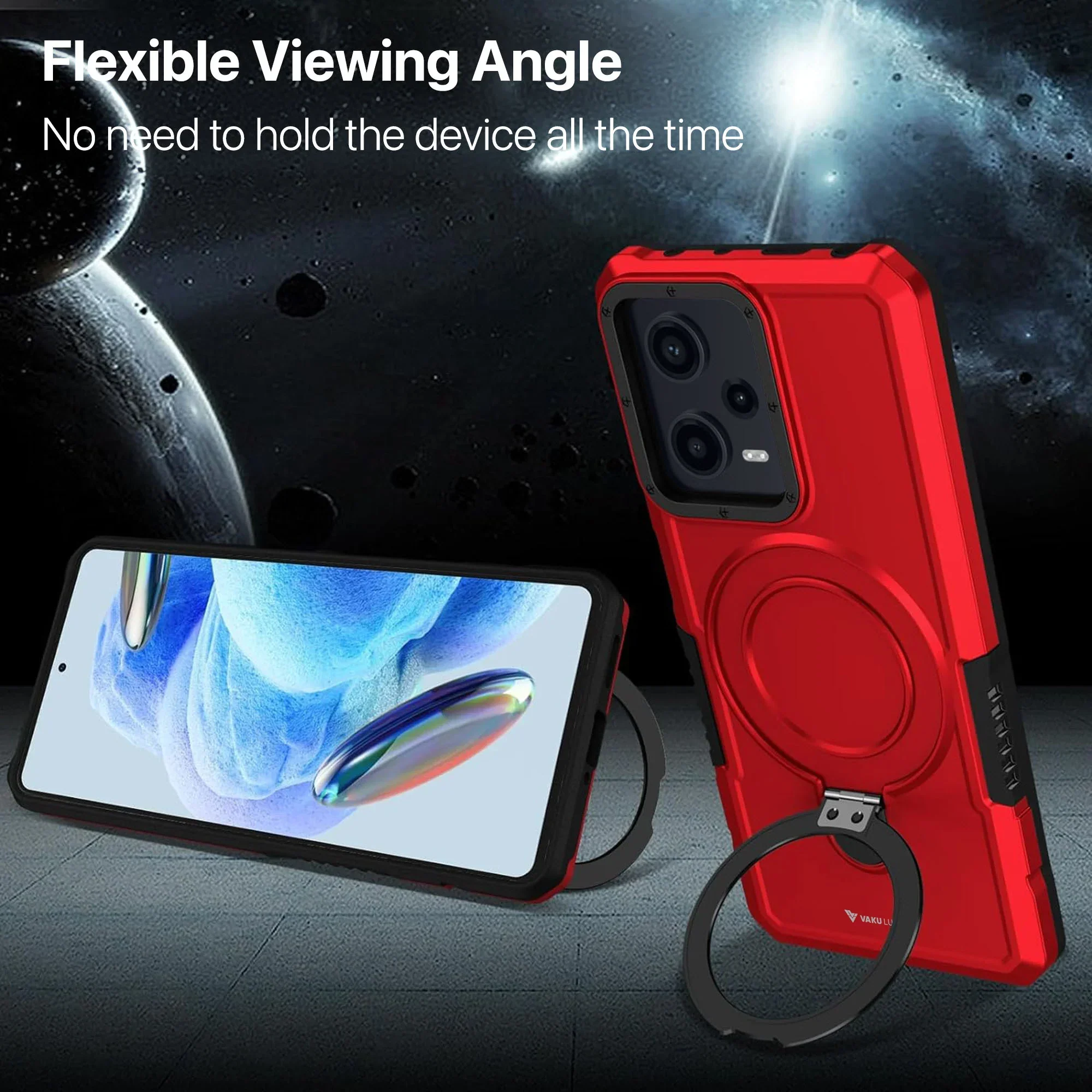 Vaku ® Xiaomi Redmi Note 12 Pro Plus 5G Astor Military Grade Armor Protective Back cover - Image 9
