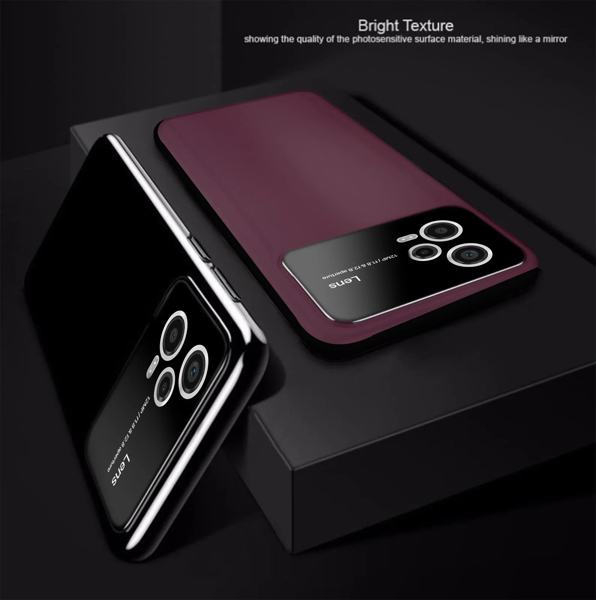 Vaku ® Xiaomi Redmi Note 12 Pro Polarized Large Window Glass Camera Protector Back Cover - Image 13