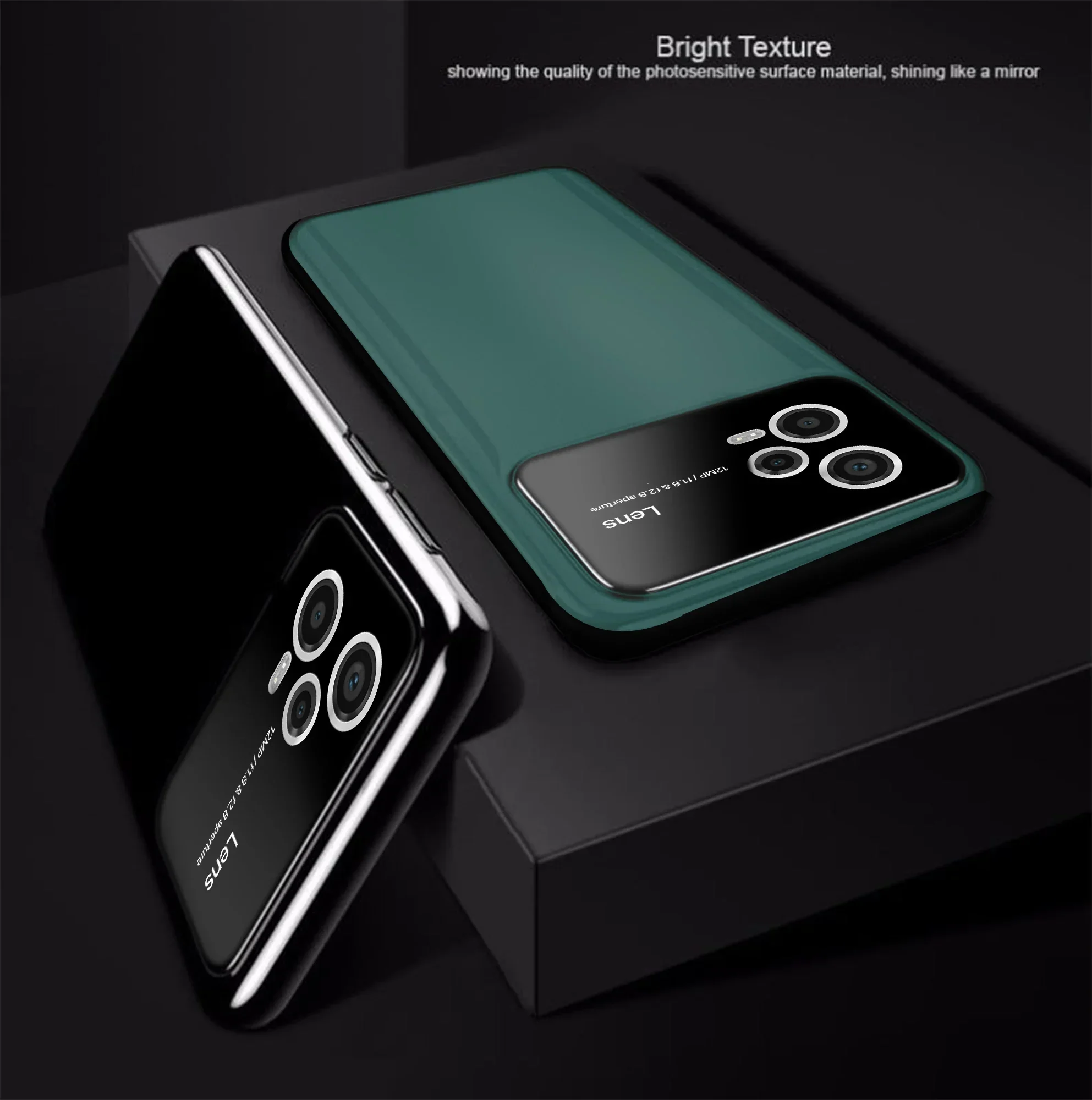 Vaku ® Xiaomi Redmi Note 12 Pro Polarized Large Window Glass Camera Protector Back Cover - Image 9