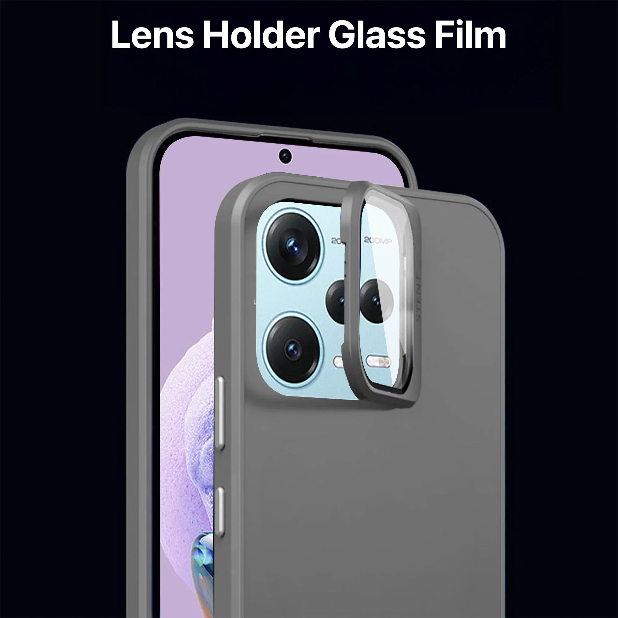 Vaku ® Xiaomi Redmi Note 12 Pro Rime Frosted Translucent Back Cover - Image 6