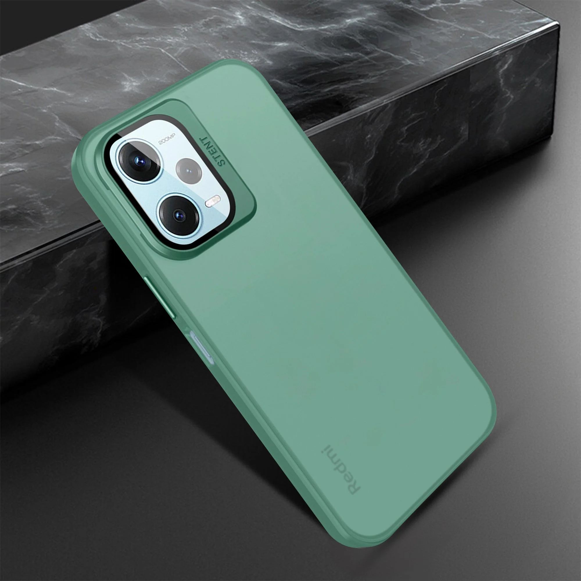 Vaku ® Xiaomi Redmi Note 12 Pro Rime Frosted Translucent Back Cover - Image 9