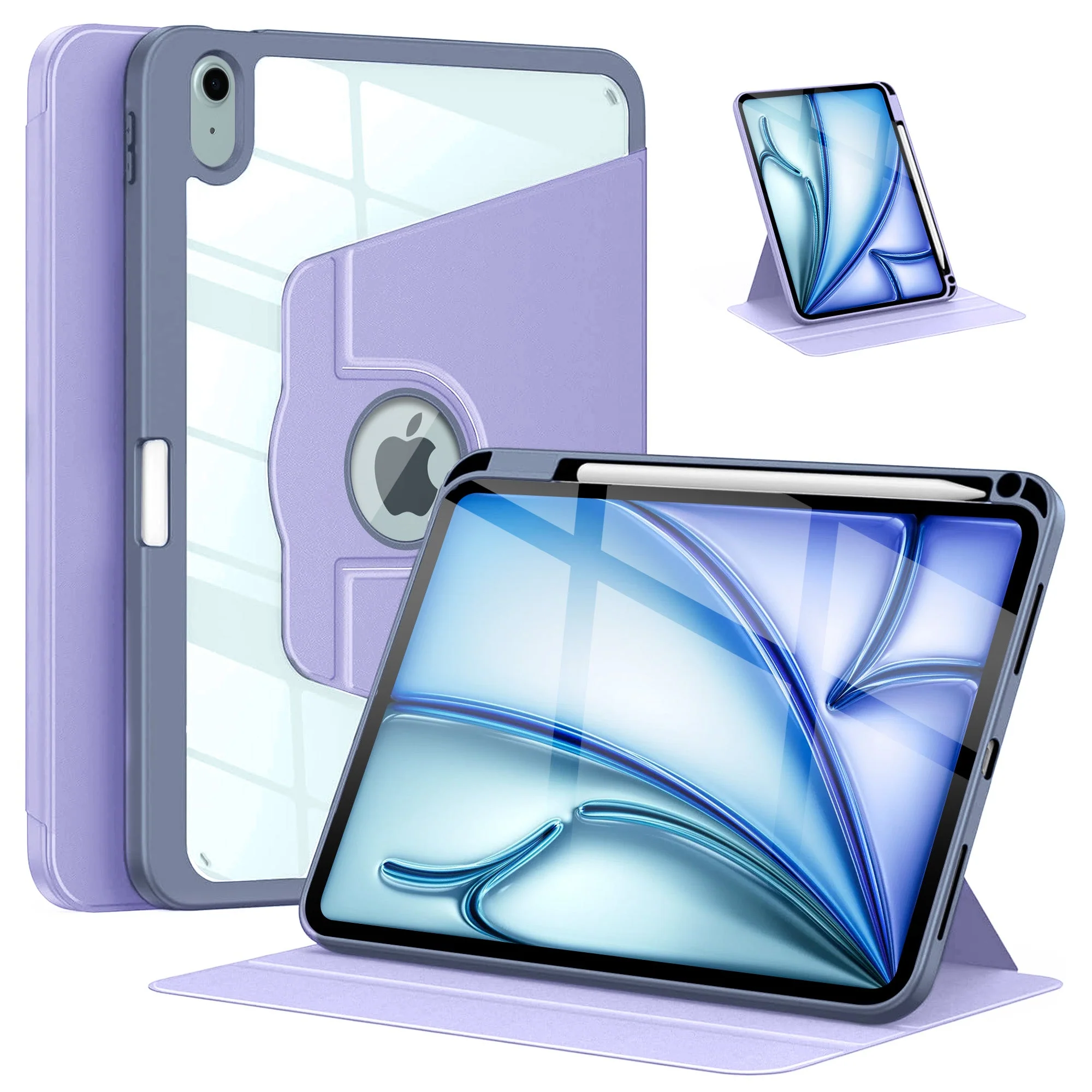 Vaku ® FLARE Apple iPad Air 13 inch (M2) Back Flip Stand Cover 360 Degree - Image 7