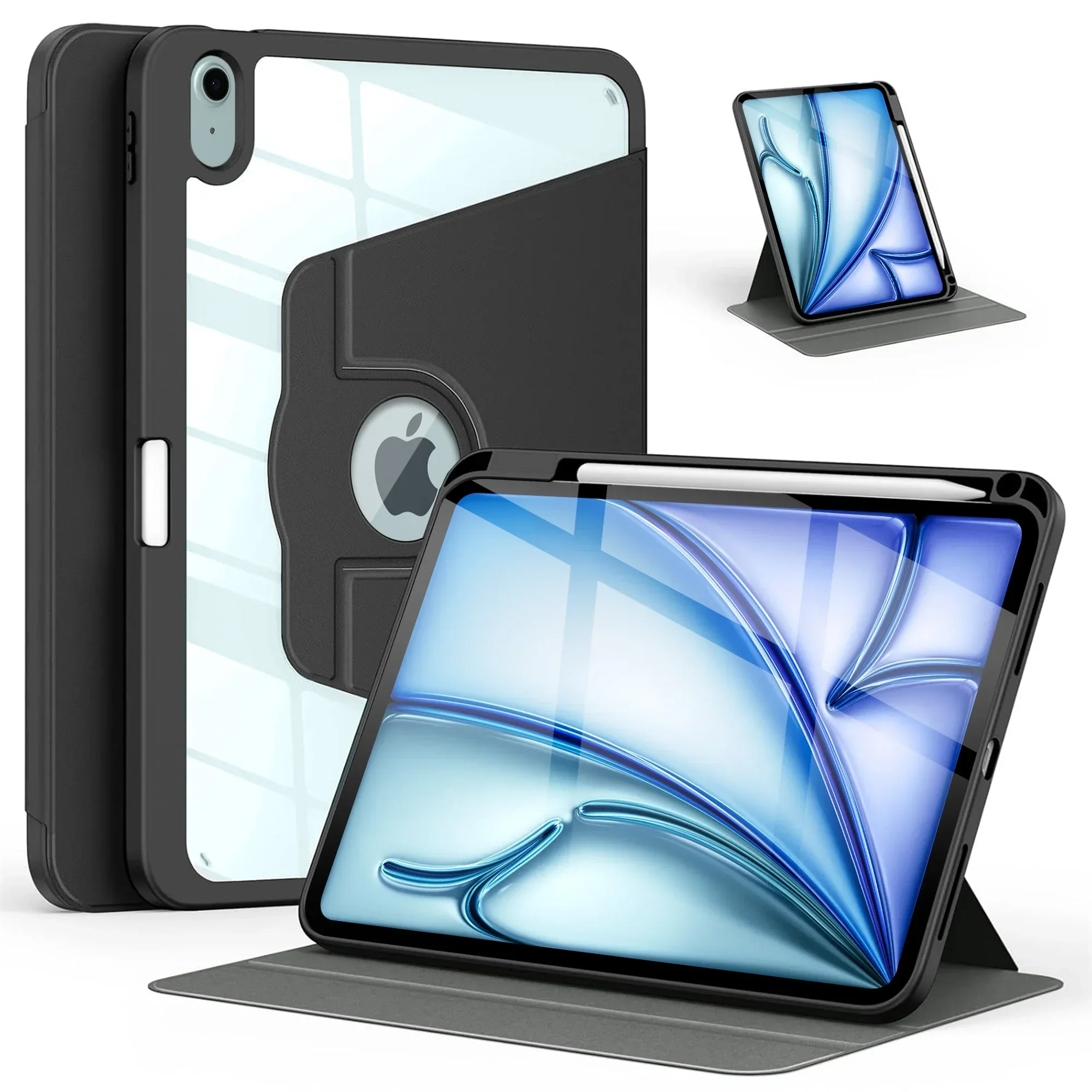 Vaku ® FLARE Apple iPad Air 13 inch (M2) Back Flip Stand Cover 360 Degree - Image 9