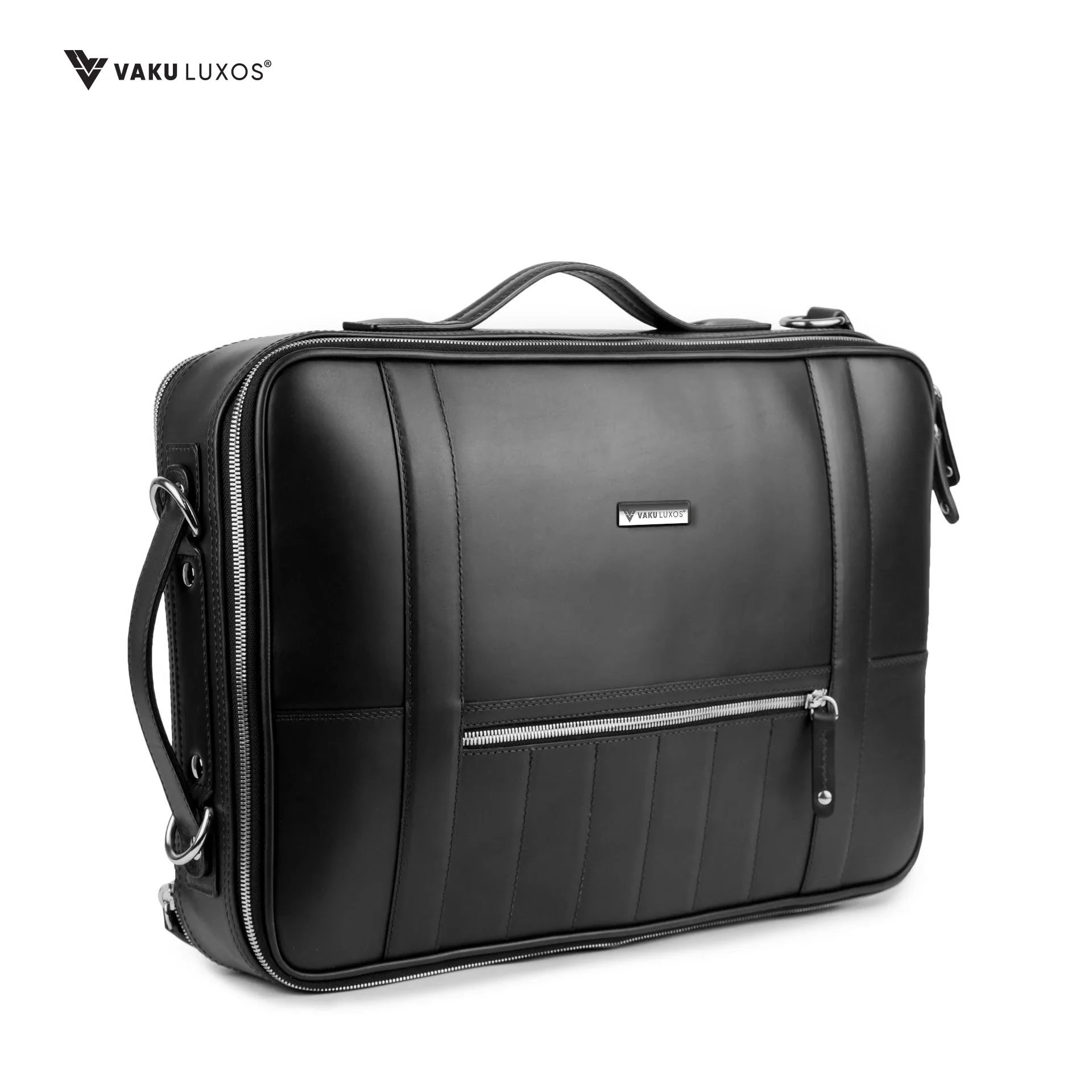 Vaku ® Barcelona 14 inch laptop Bag Premium Convertible Laptop Messenger Bag - Image 11