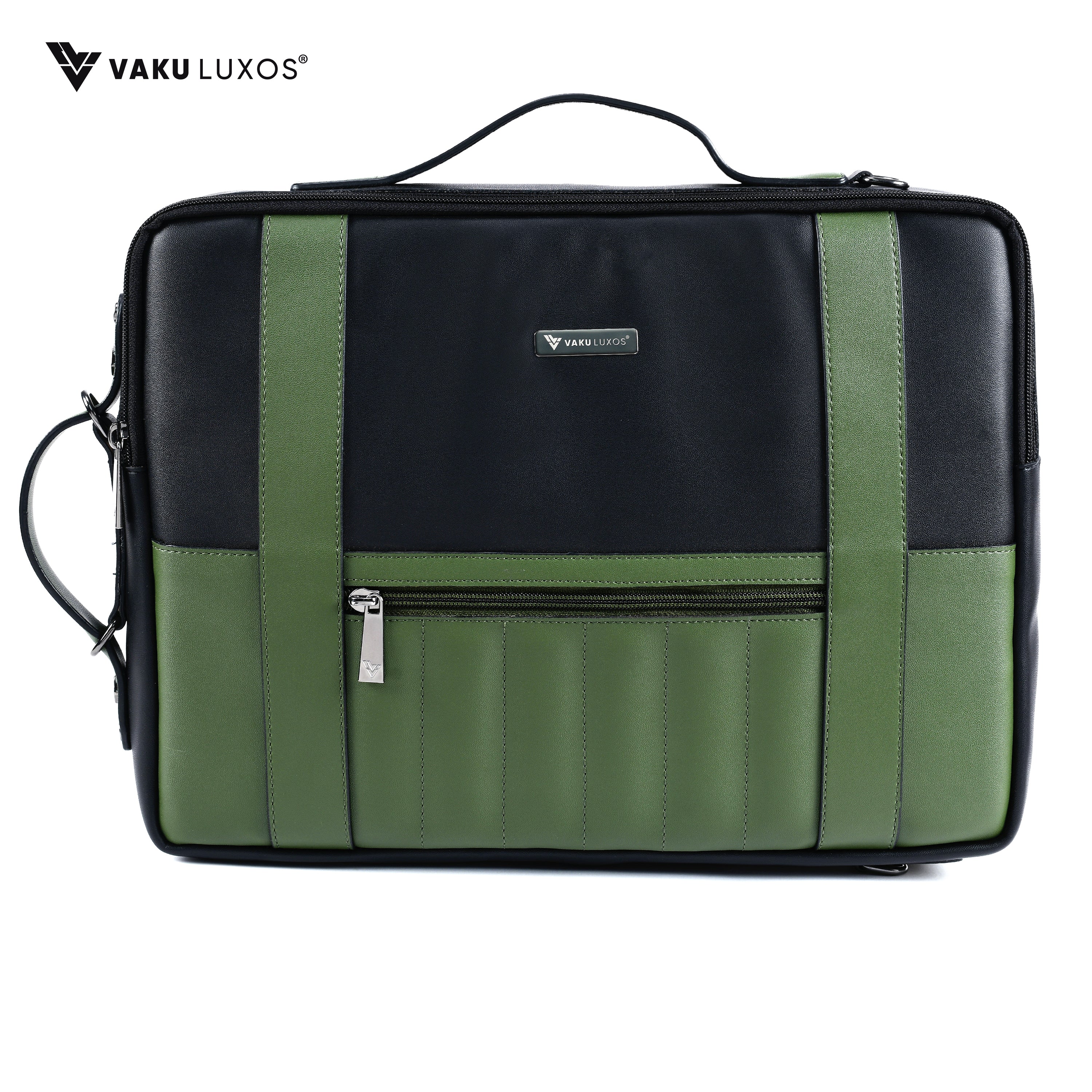 Vaku ® Barcelona 14 inch laptop Bag Premium Convertible Laptop Messenger Bag - Image 16
