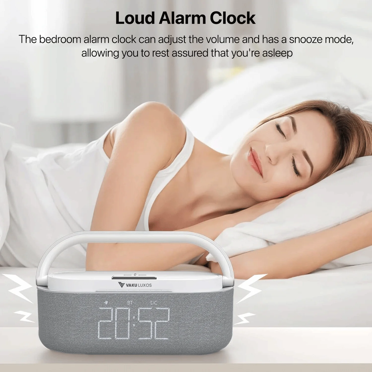 Vaku Luxos ® 3-in-1 Synostation Bluetooth Speaker 15W Wireless Charger - Image 4
