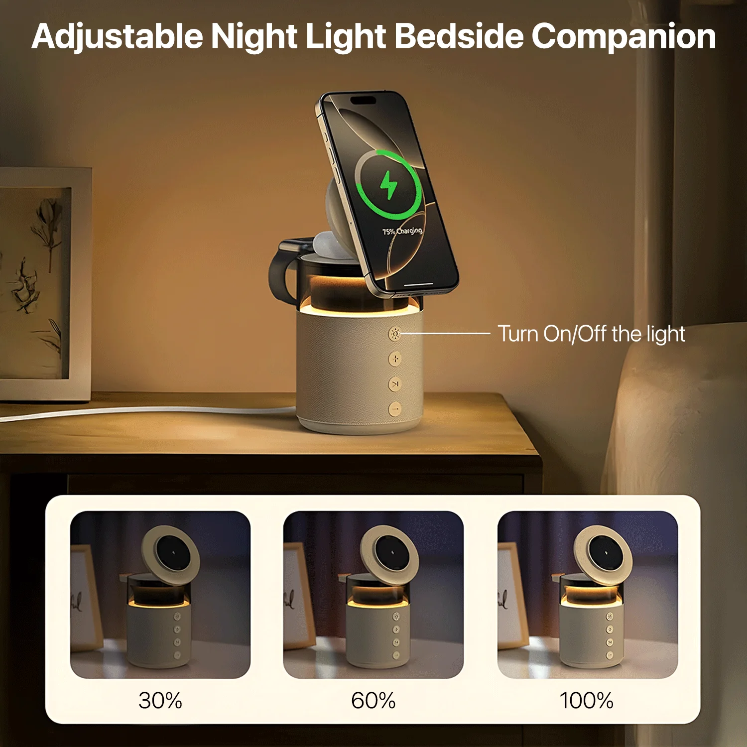 Vaku Luxos ® 4-in-1 Triostation Bluetooth Speaker - Image 3