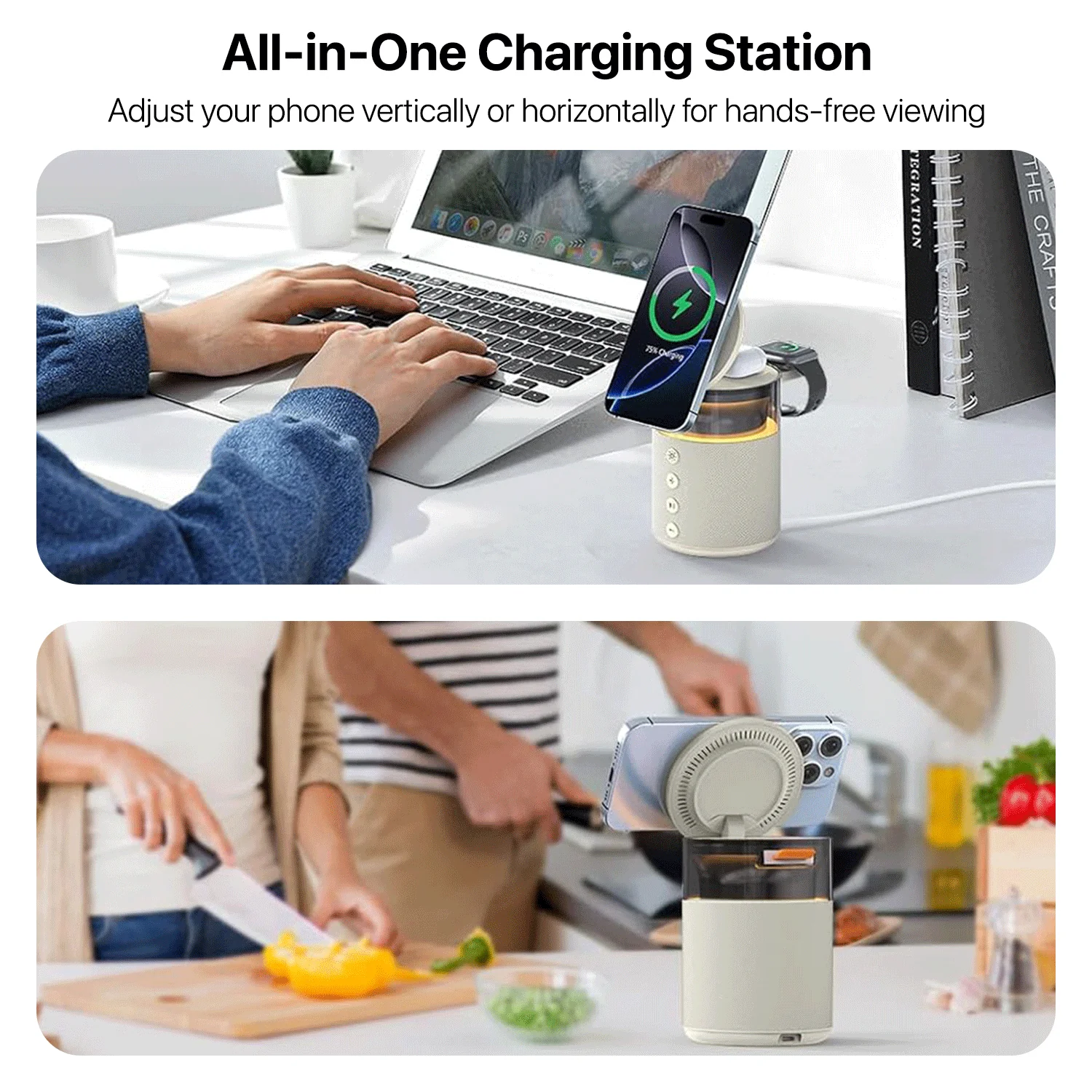 Vaku Luxos ® 4-in-1 Triostation Bluetooth Speaker - Image 7