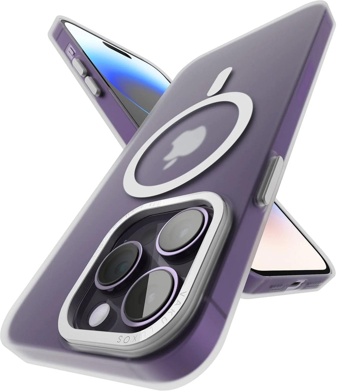 Vaku Luxos ® Apple iPhone 14 Pro San Mag-Pro Frosted Back Cover - Image 3