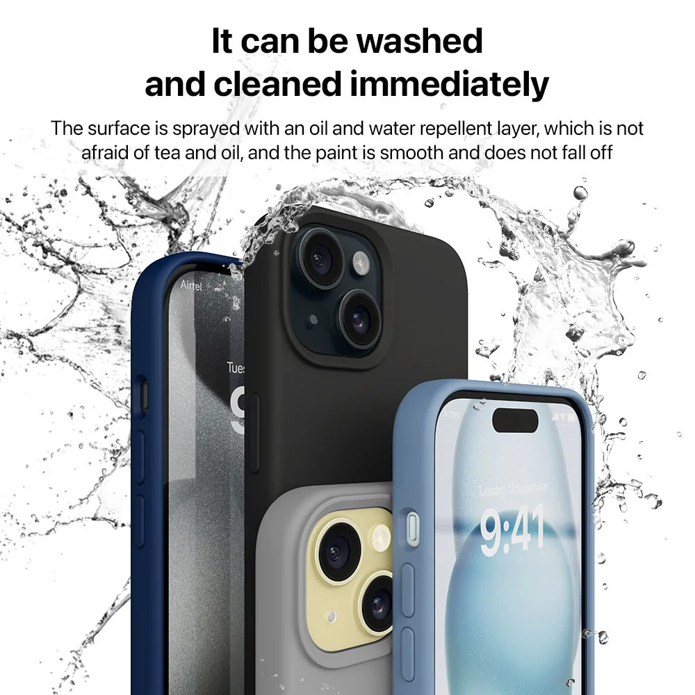 Vaku Luxos ® Apple iPhone 15 Plus Liquid Silicone Back Cover - Image 7