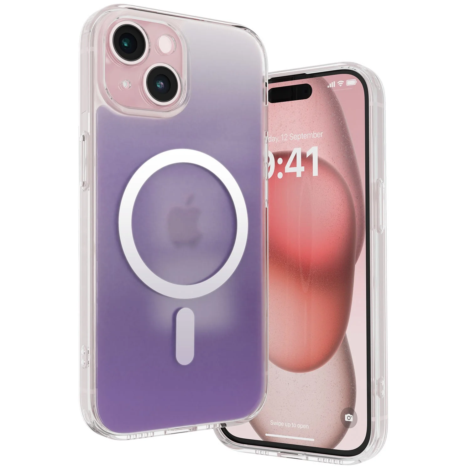 Vaku Luxos ® Apple iPhone 15 Plus Zurich Dual Colored Magsafe Series Back Cover - Image 6