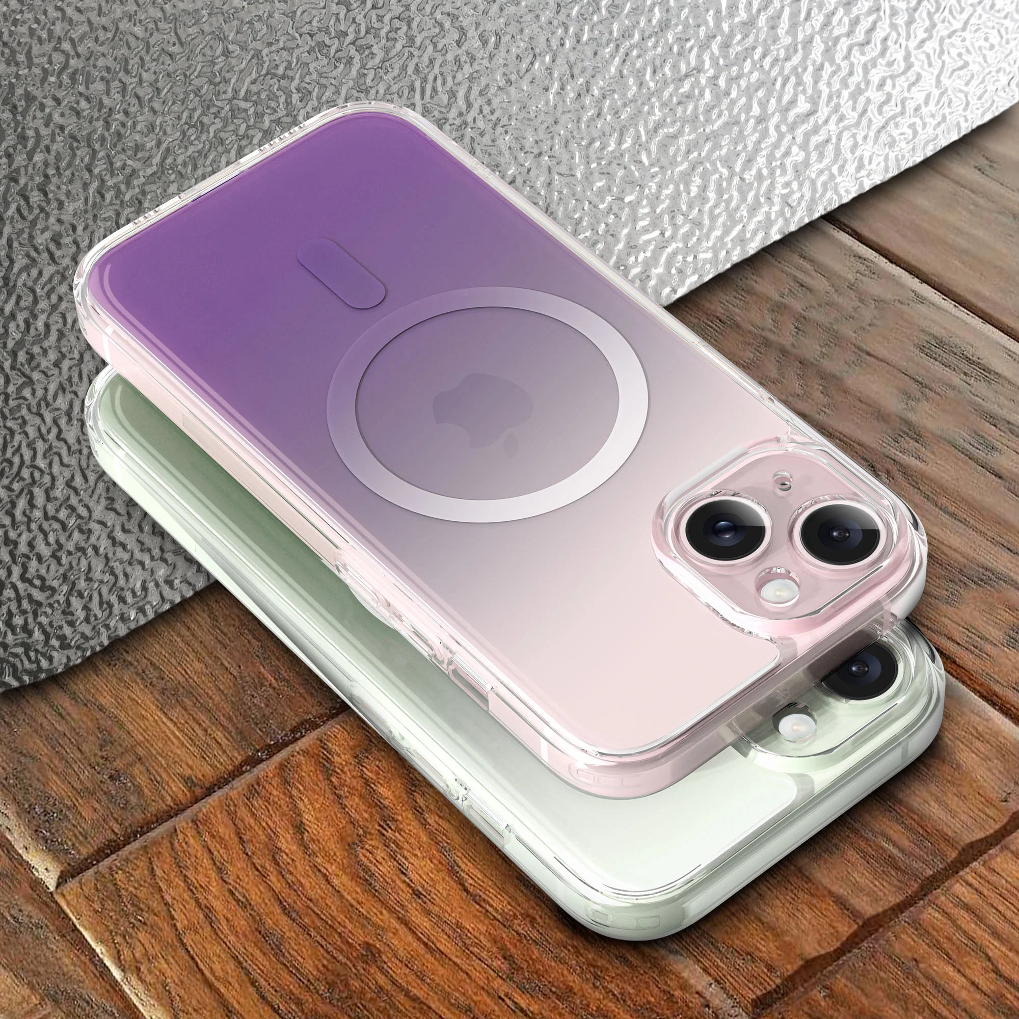 Vaku Luxos ® Apple iPhone 15 Plus Zurich Dual Colored Magsafe Series Back Cover - Image 7
