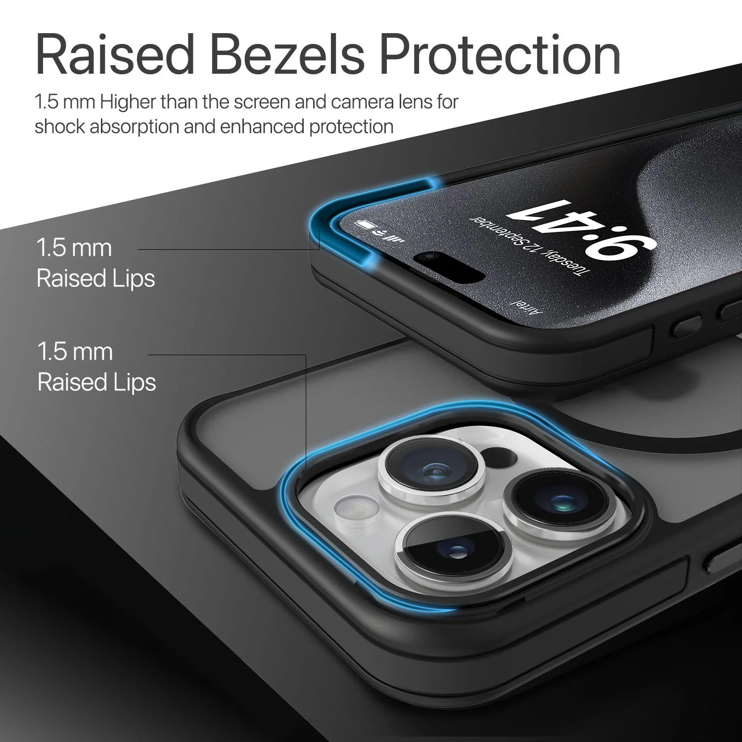 Vaku Luxos ® Apple iPhone 15 Pro Elemento MagPro Drop Protection Back Cover - Image 6