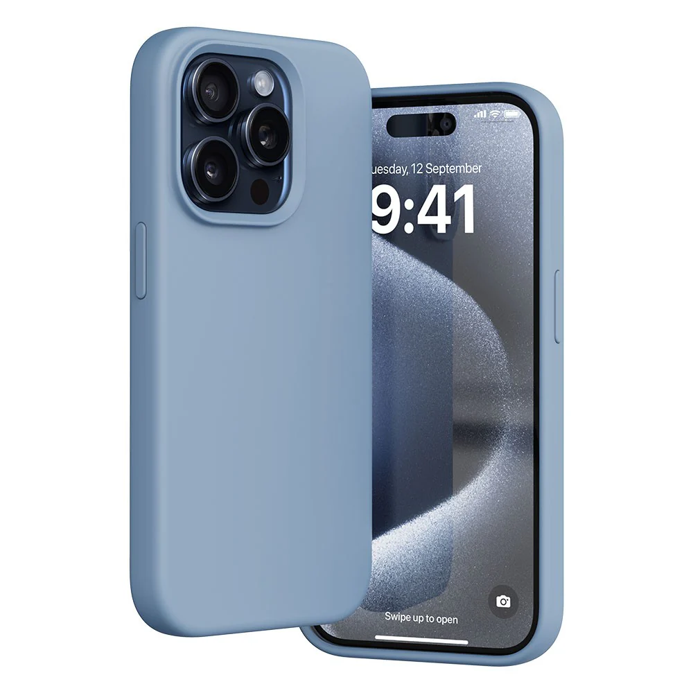 Vaku Luxos ® Apple iPhone 15 Pro Liquid Silicone Back Cover - Image 9
