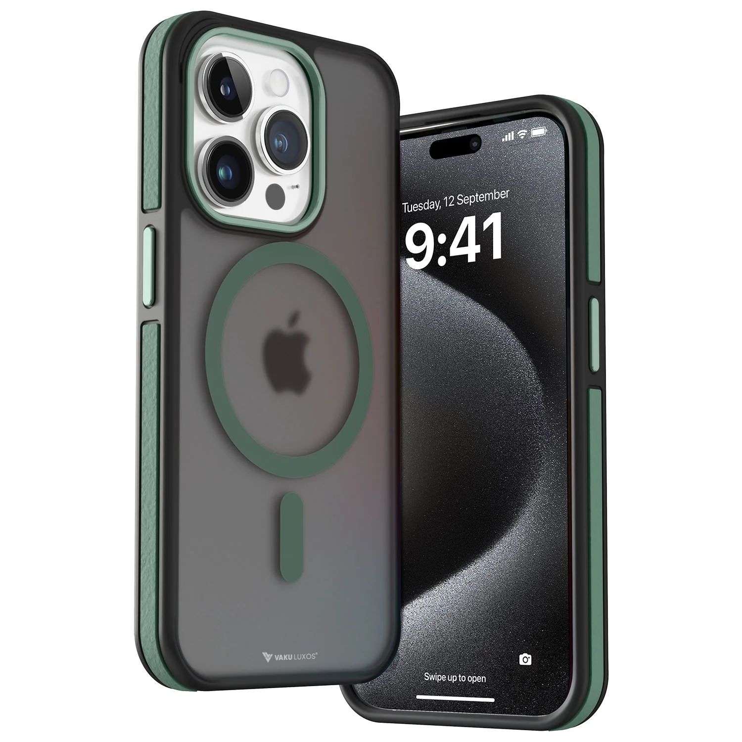 Vaku Luxos ® Apple iPhone 15 Pro Max Elemento MagPro Drop Protection Back Cover - Image 3