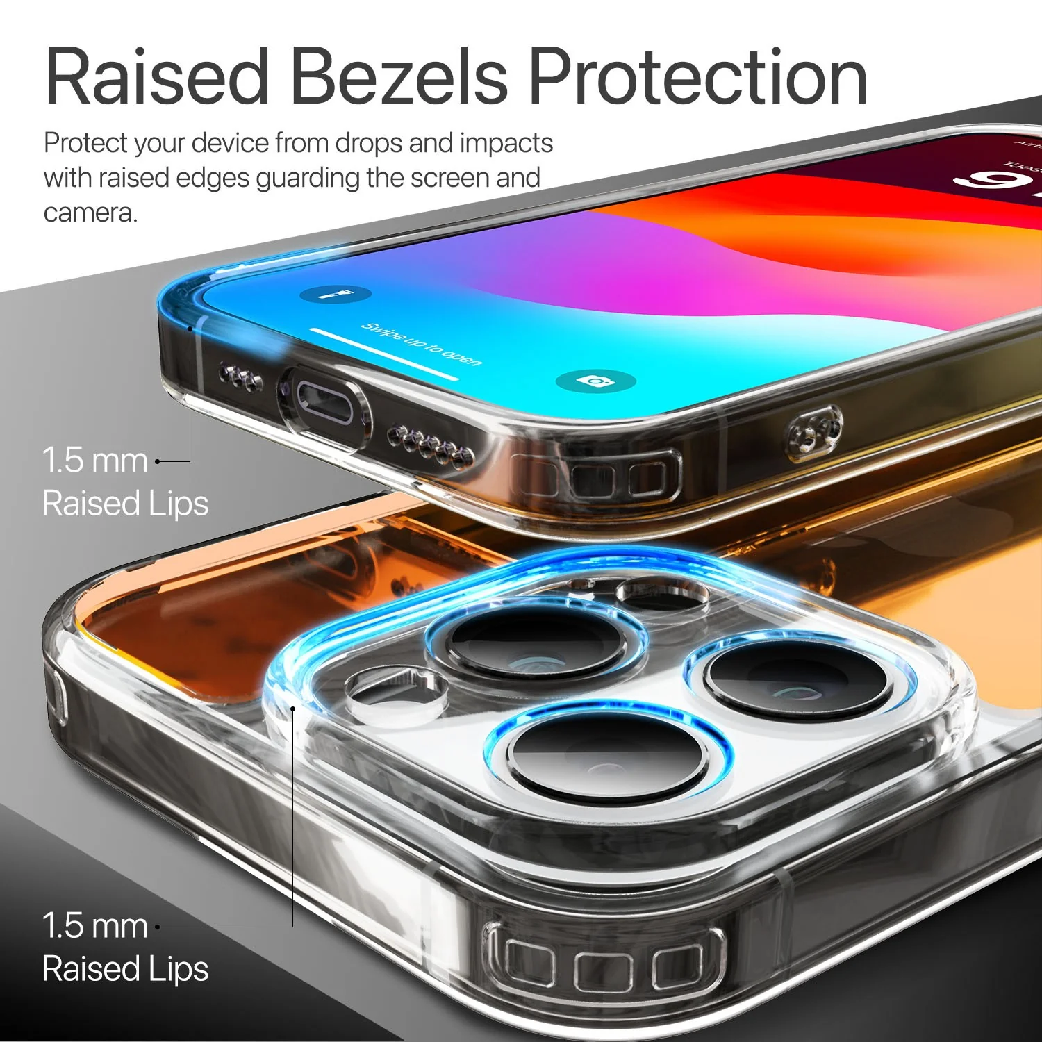 Vaku Luxos ® Apple iPhone 15 Pro Max Mirage Luxury Light Gradient Back Cover - Image 3
